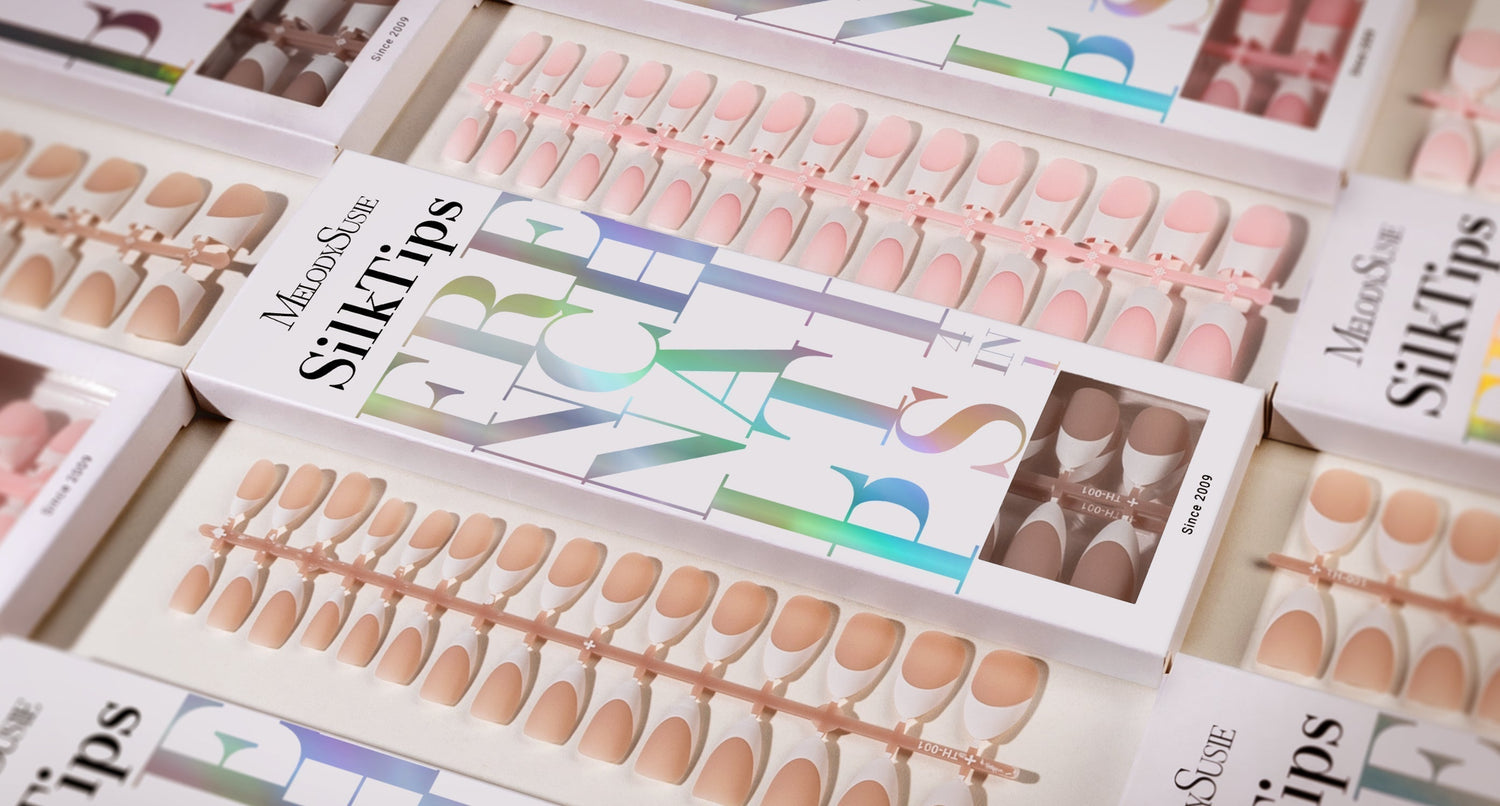 melodysusie instant manicure silktips french tips
