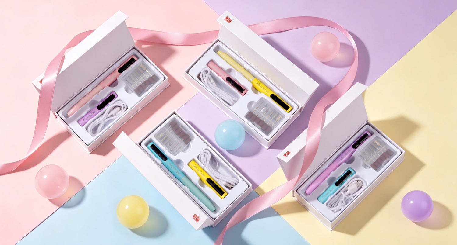 PC100GR PocketNail Nail Drill Gift Box: Pick Your Color, Power It Longer