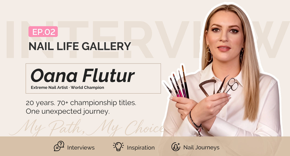 Nail Life Gallery | Oana Flutur: From IT Student to Extreme Nail Artist. By MelodySusie