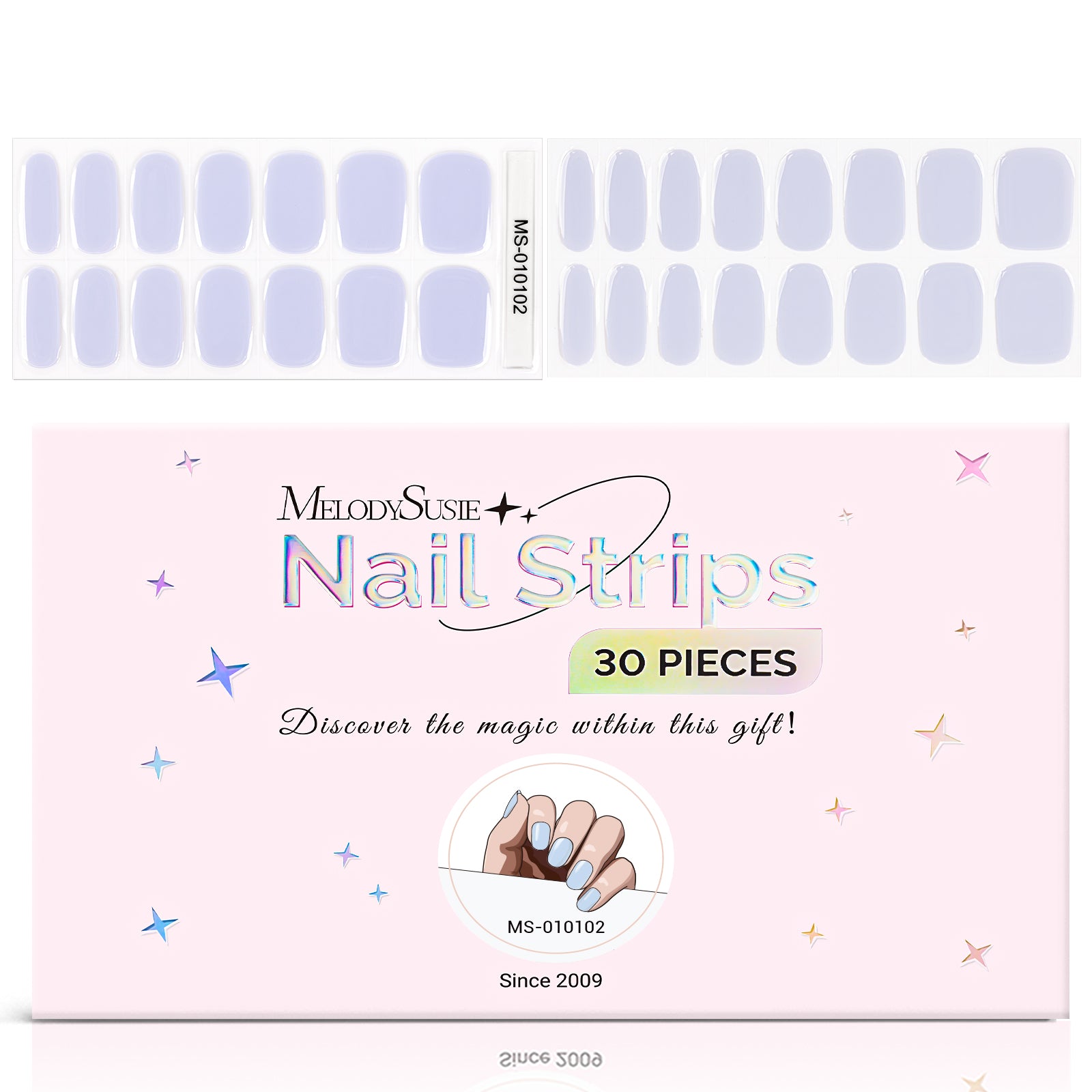 Semi Cured Gel Nail Strips - US ONLY