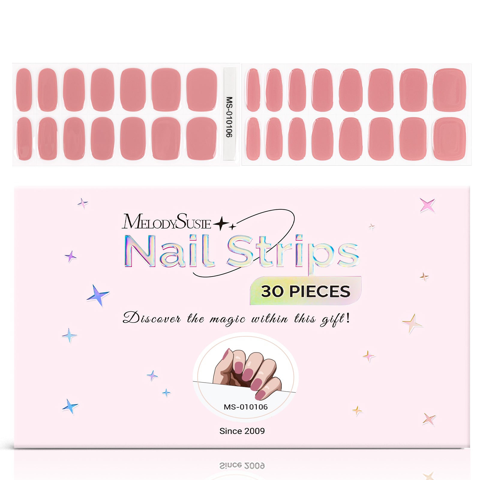 Semi Cured Gel Nail Strips - US ONLY