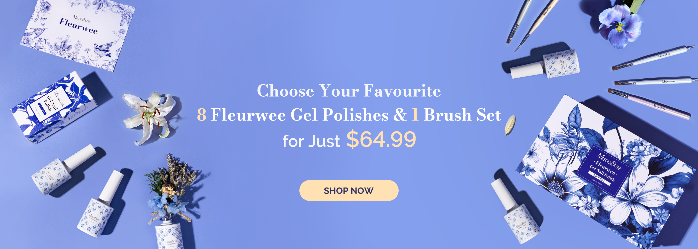 The $64.99 Custom Fleurwee Gel Collection
