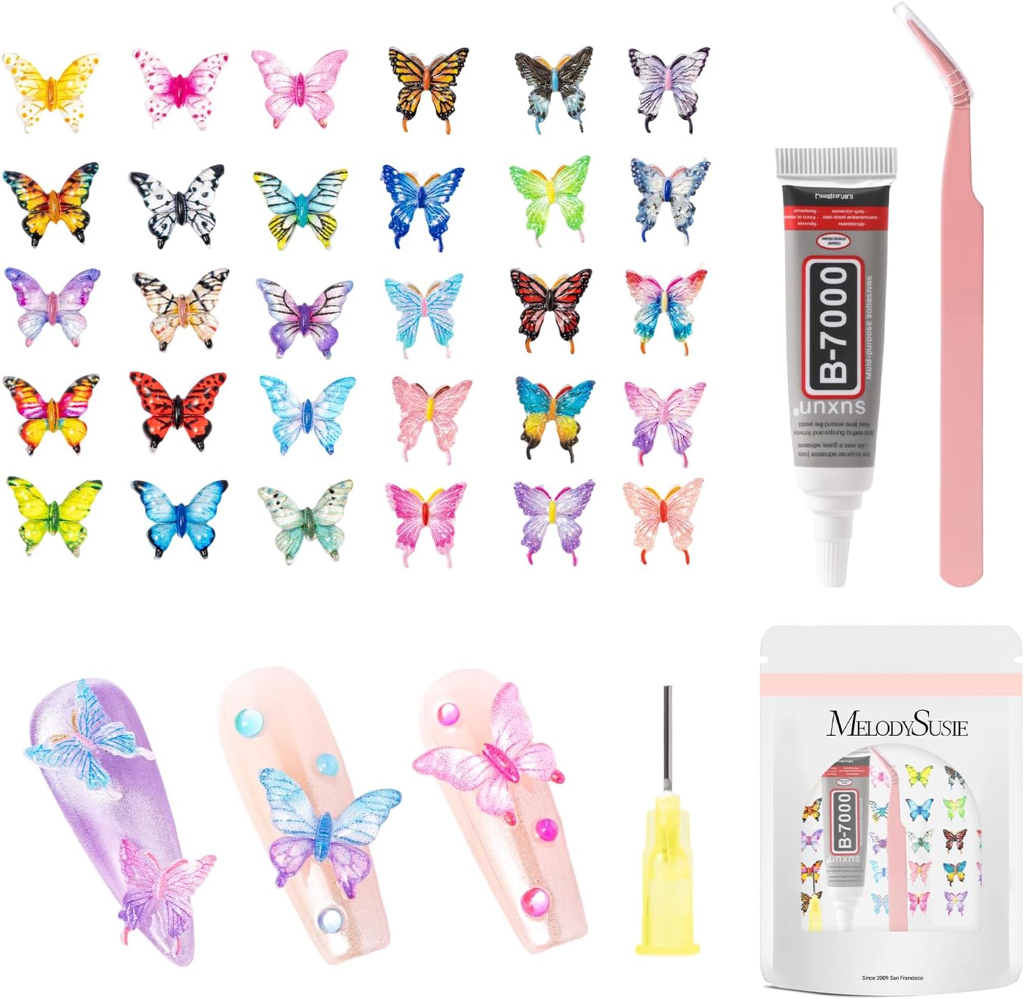 Manicure Decorations and DIY 3D Art Design