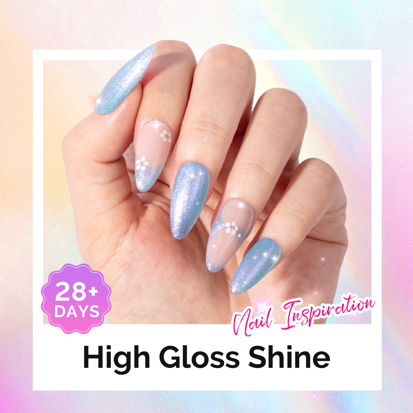 G2103 Blue Aurora Shimmer - TPO-Free Thick Gel Nail Polish(15ml)