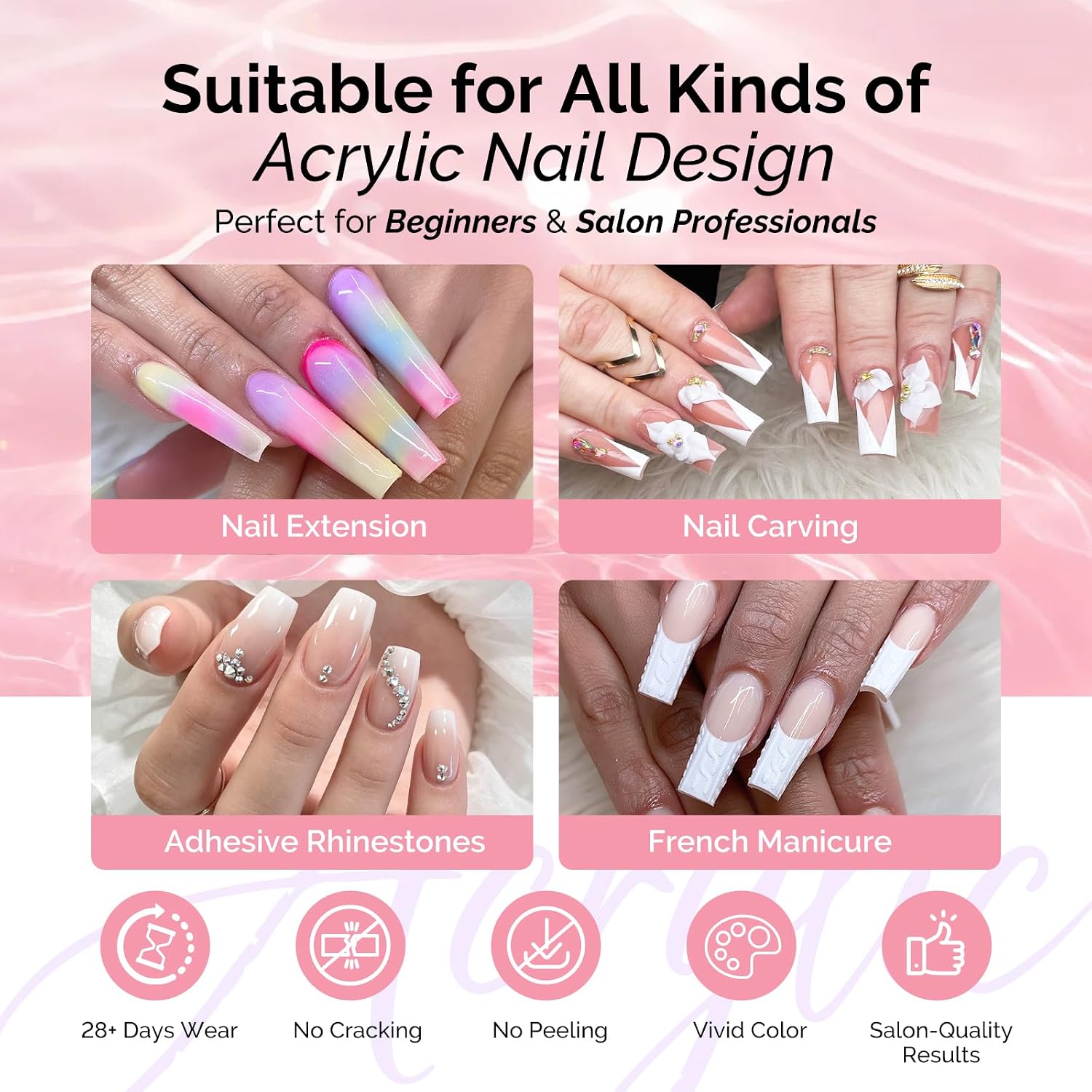 EMA Monomer Acrylic Nail Liquid and Nail Brush