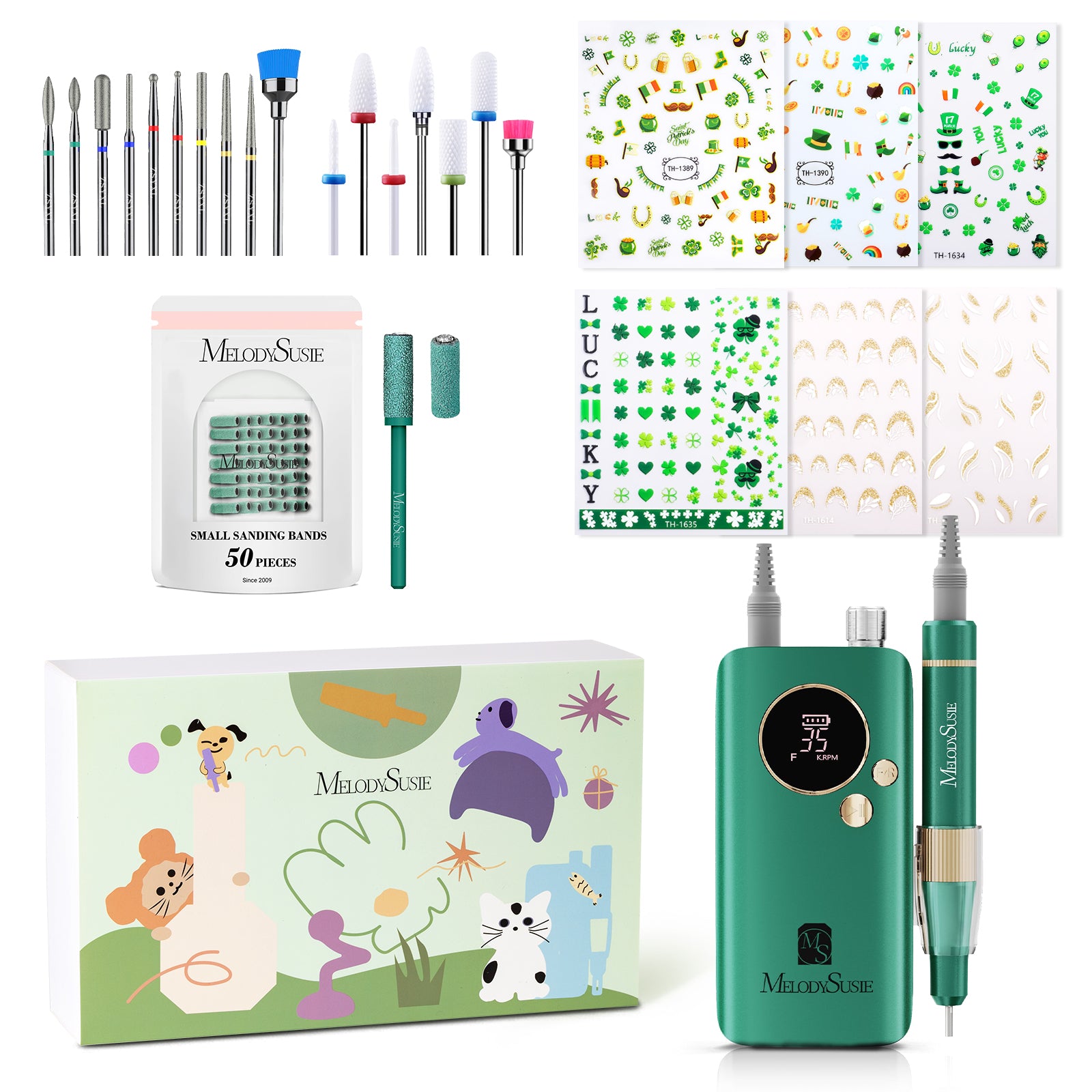St. Patrick's Day SM200F Nail Drill Gift Box