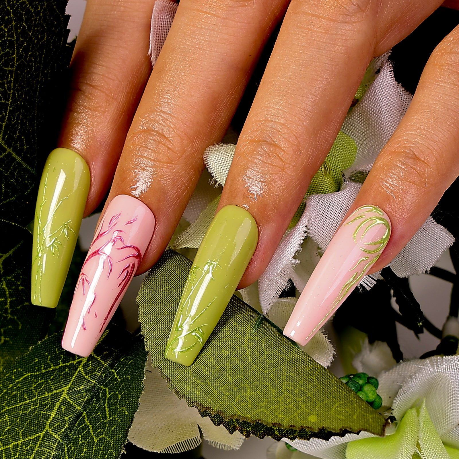 Dewy Meadow Coffin Xtreme Press On Nails | MelodySusie