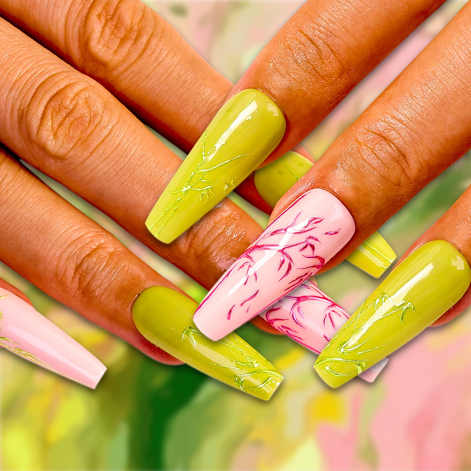 Dewy Meadow Coffin Xtreme Press On Nails | MelodySusie