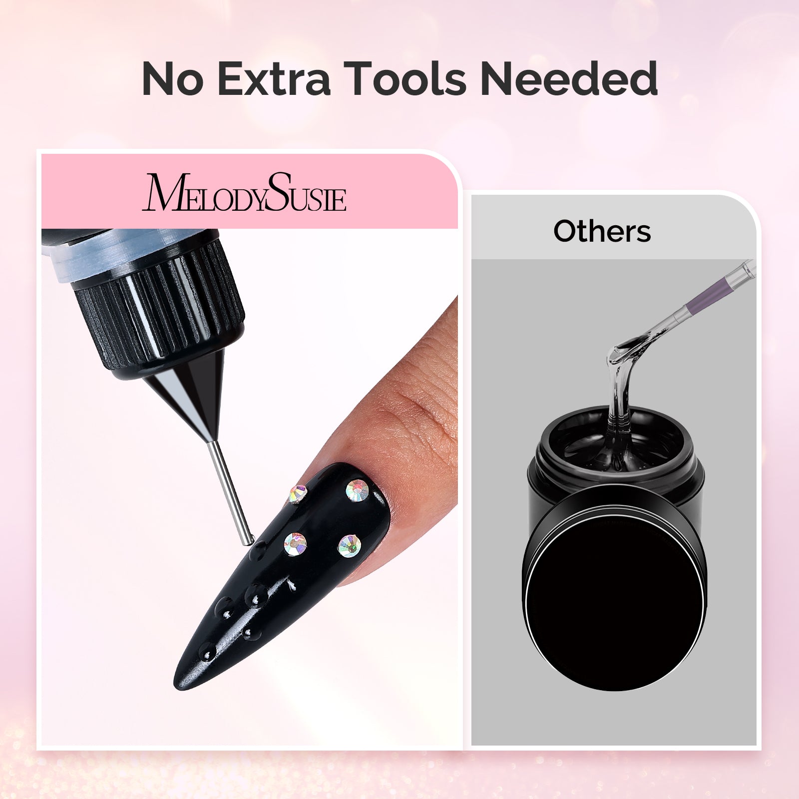 Nail Rhinestone Glue 2Pcs 12ml