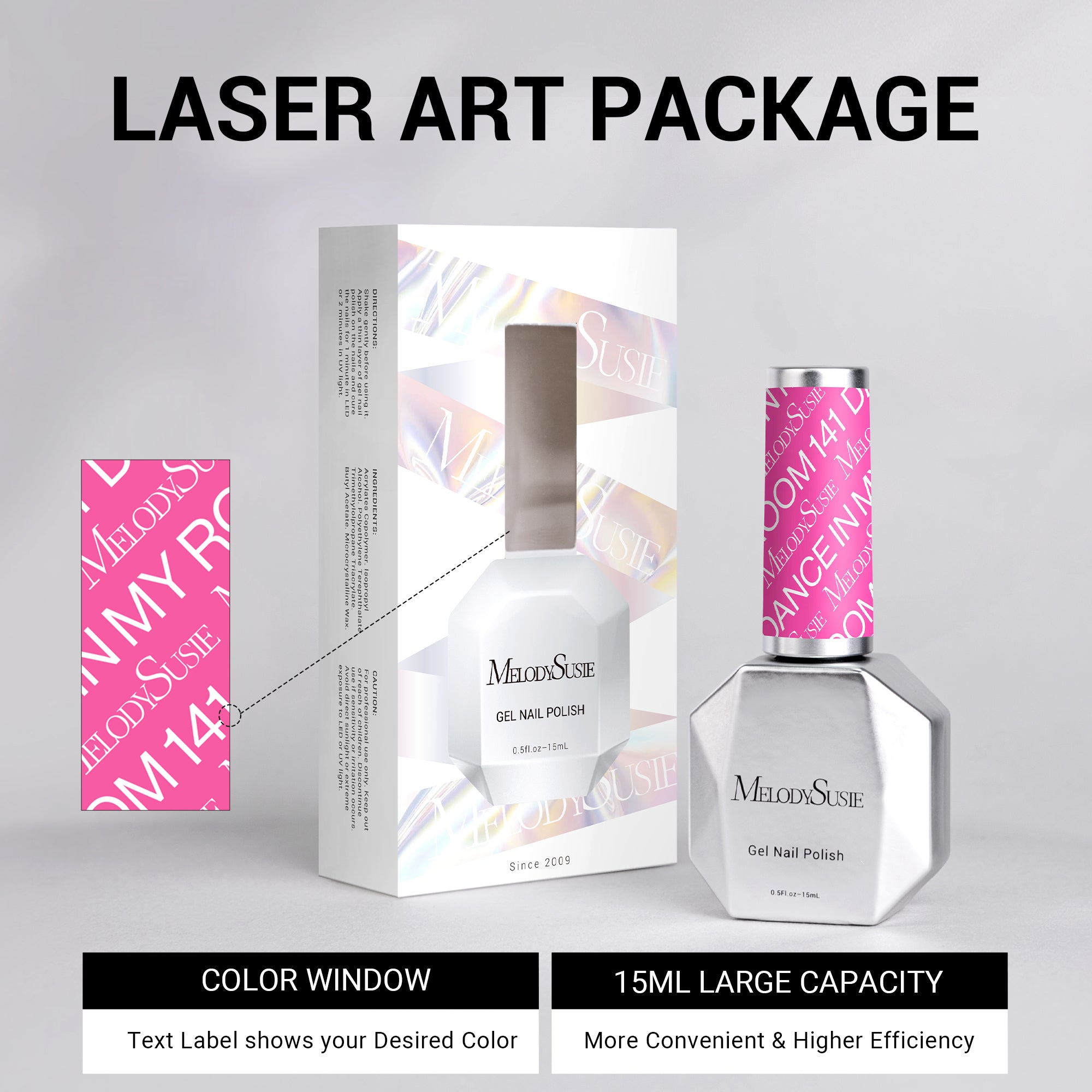 141 Dance in My Room - TPO-Free Thick Gel Nail Polish(15ml)