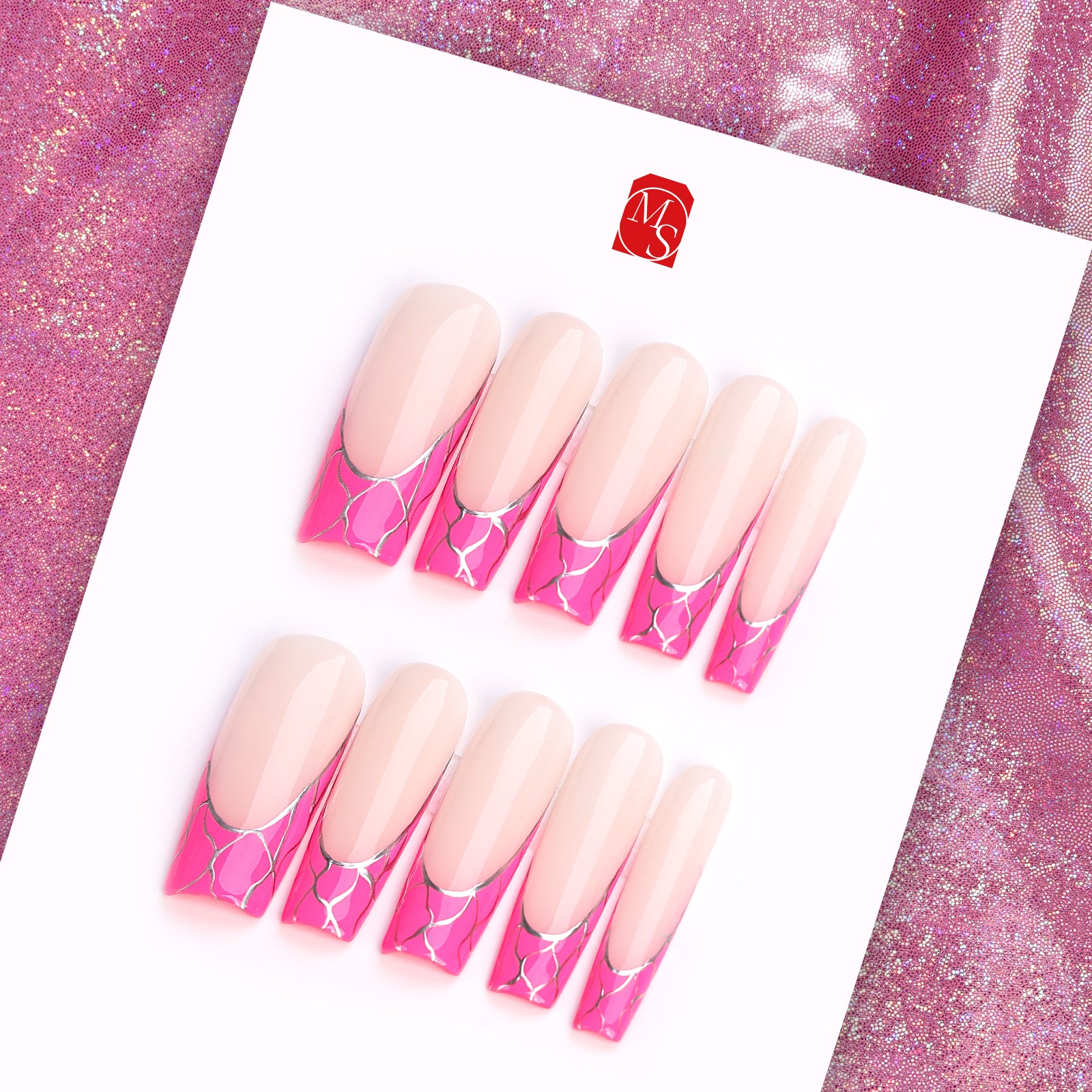 Babydoll Blush Square Xtreme Press On Nails | MelodySusie