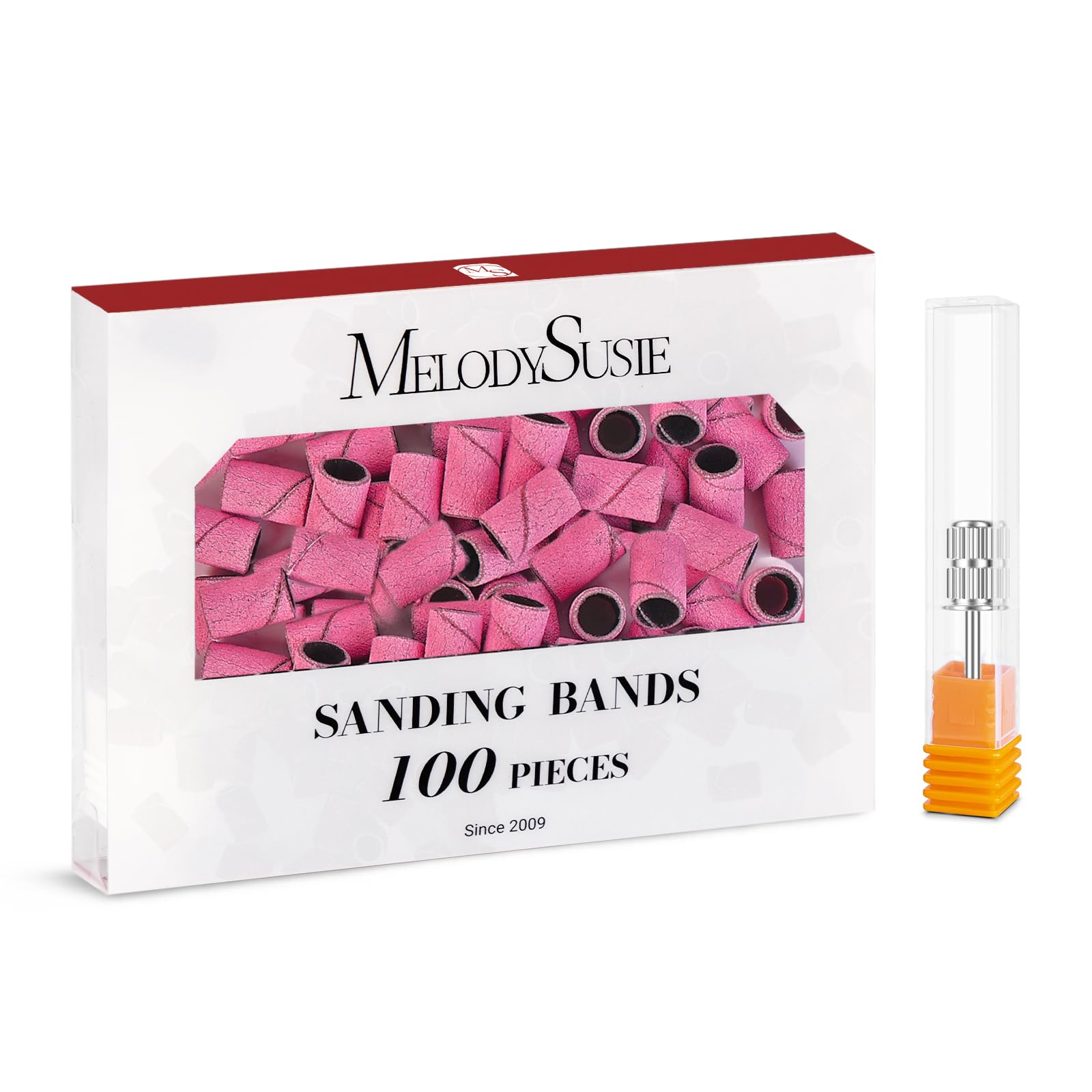 Colorful 100pcs Professional Sanding Bands With Mandrel Drill Bit