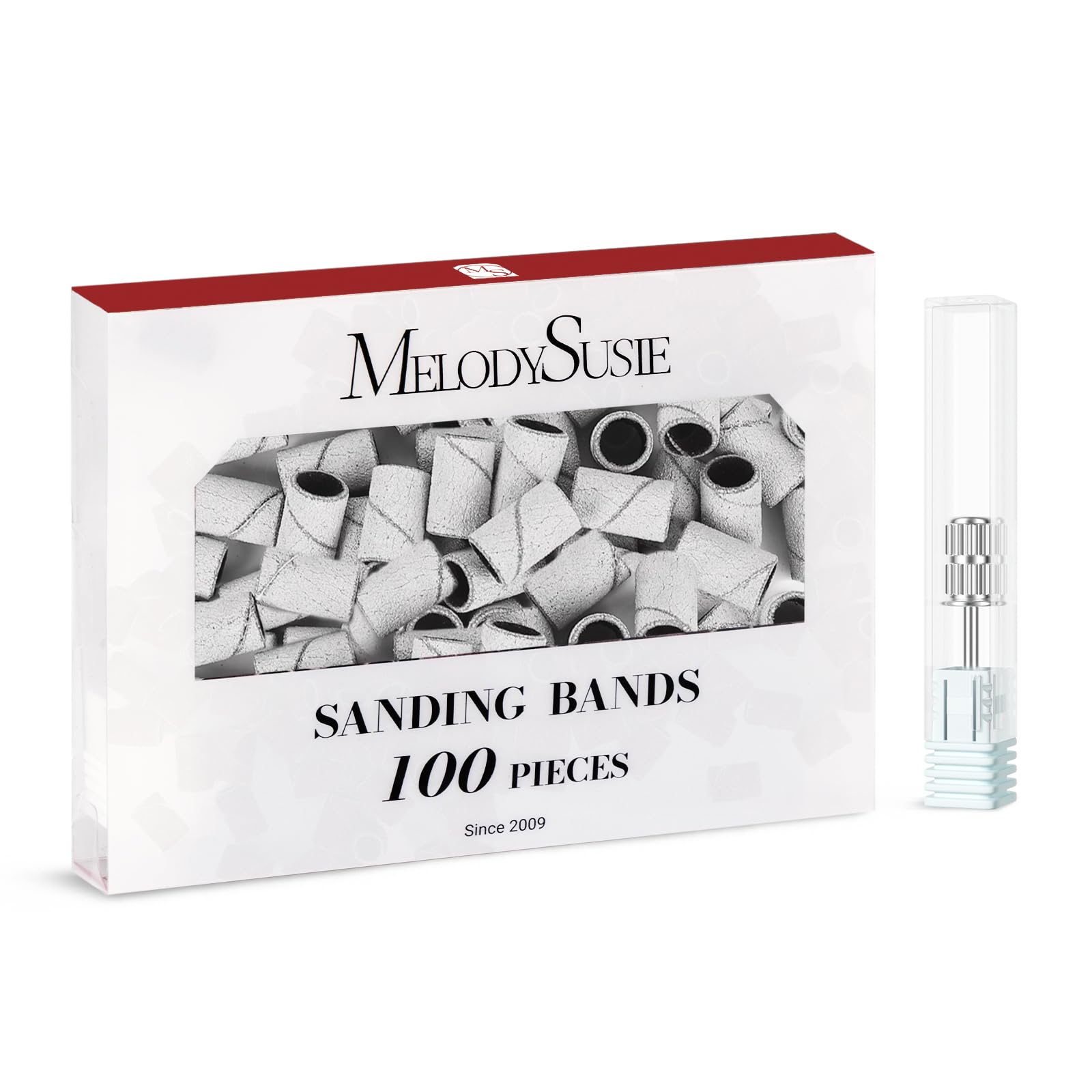 Colorful 100pcs Professional Sanding Bands With Mandrel Drill Bit