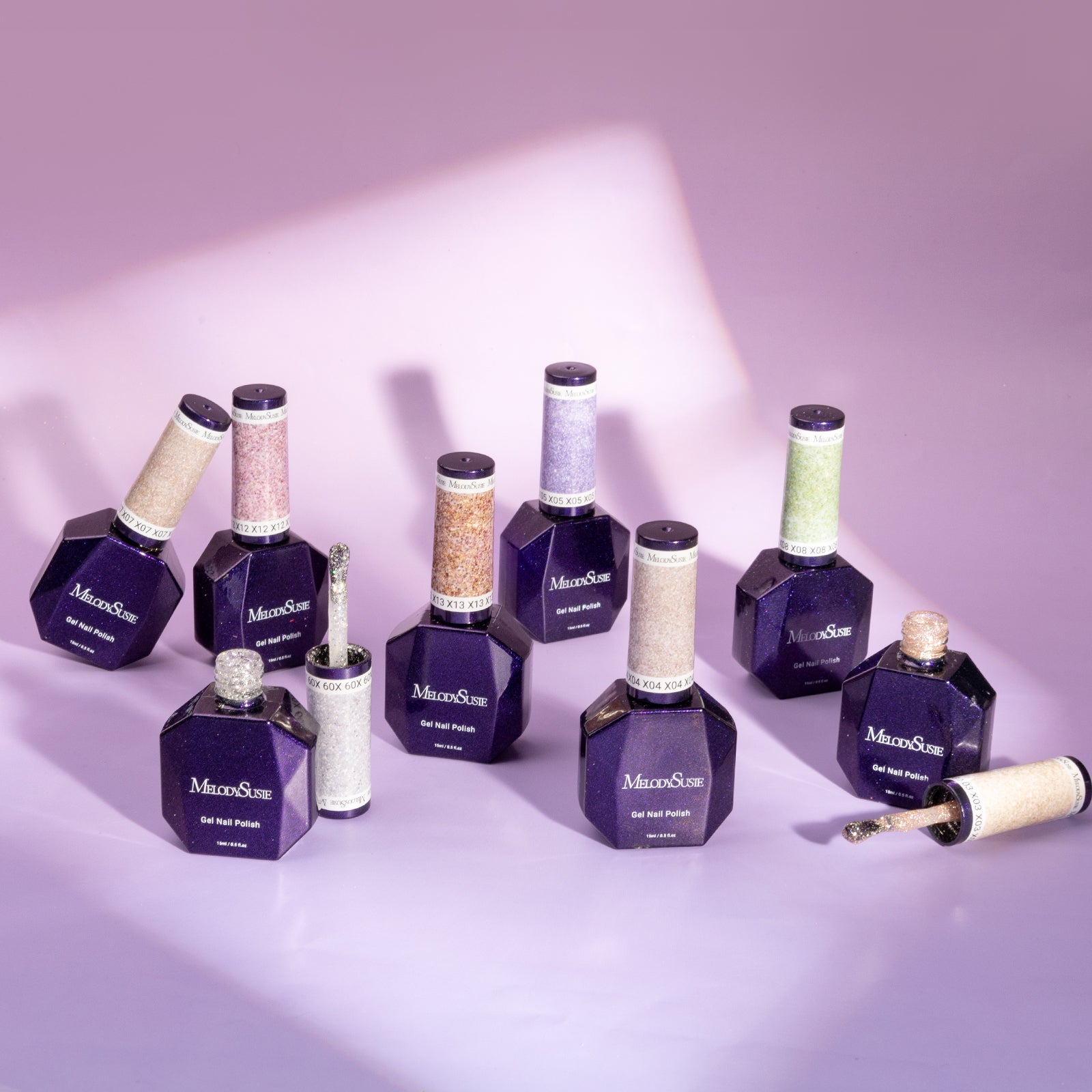 The $61.99 Custom Galaliver Glitter Gel Nail Polish Collection