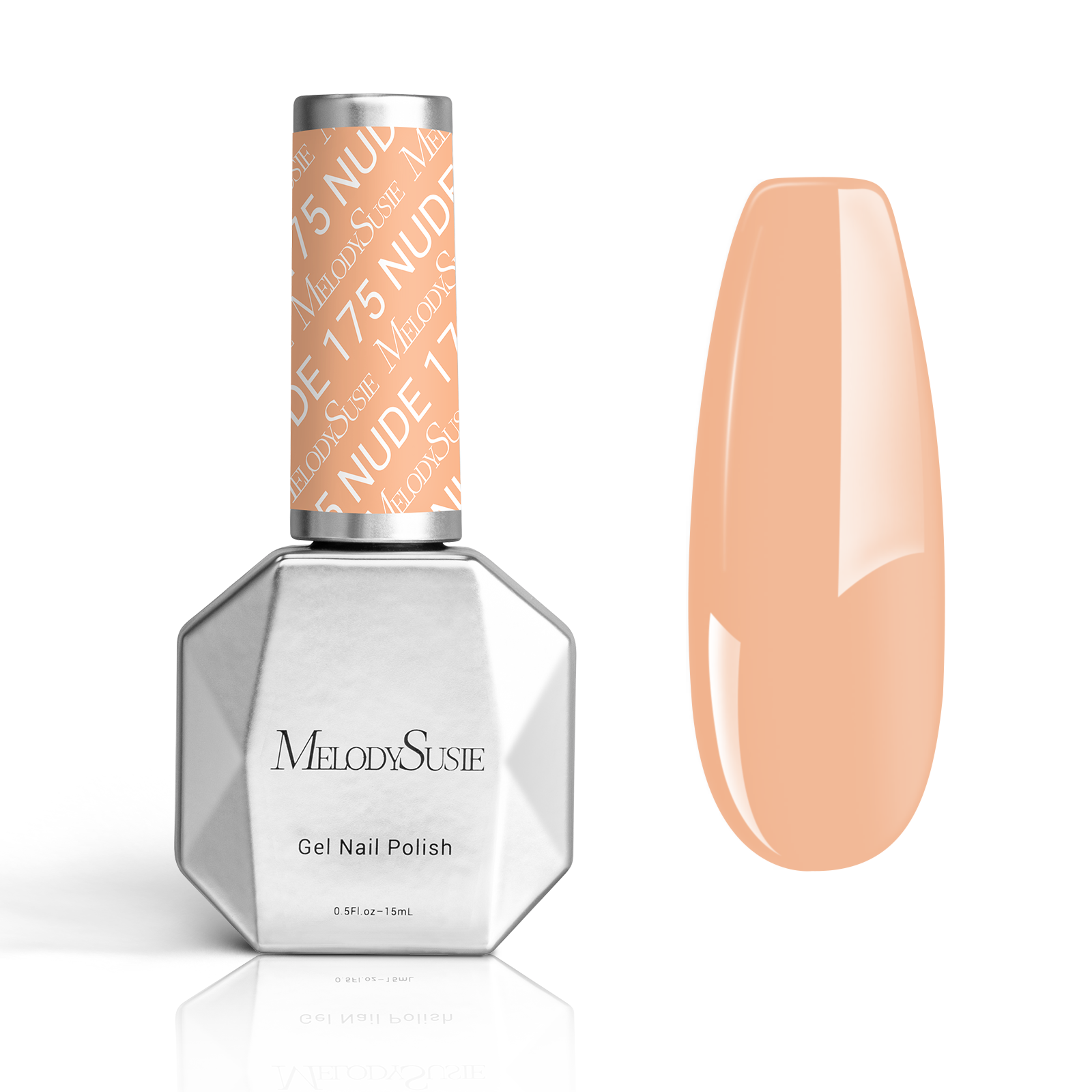 175 Nude Orange - Gel Nail Polish(15ml)