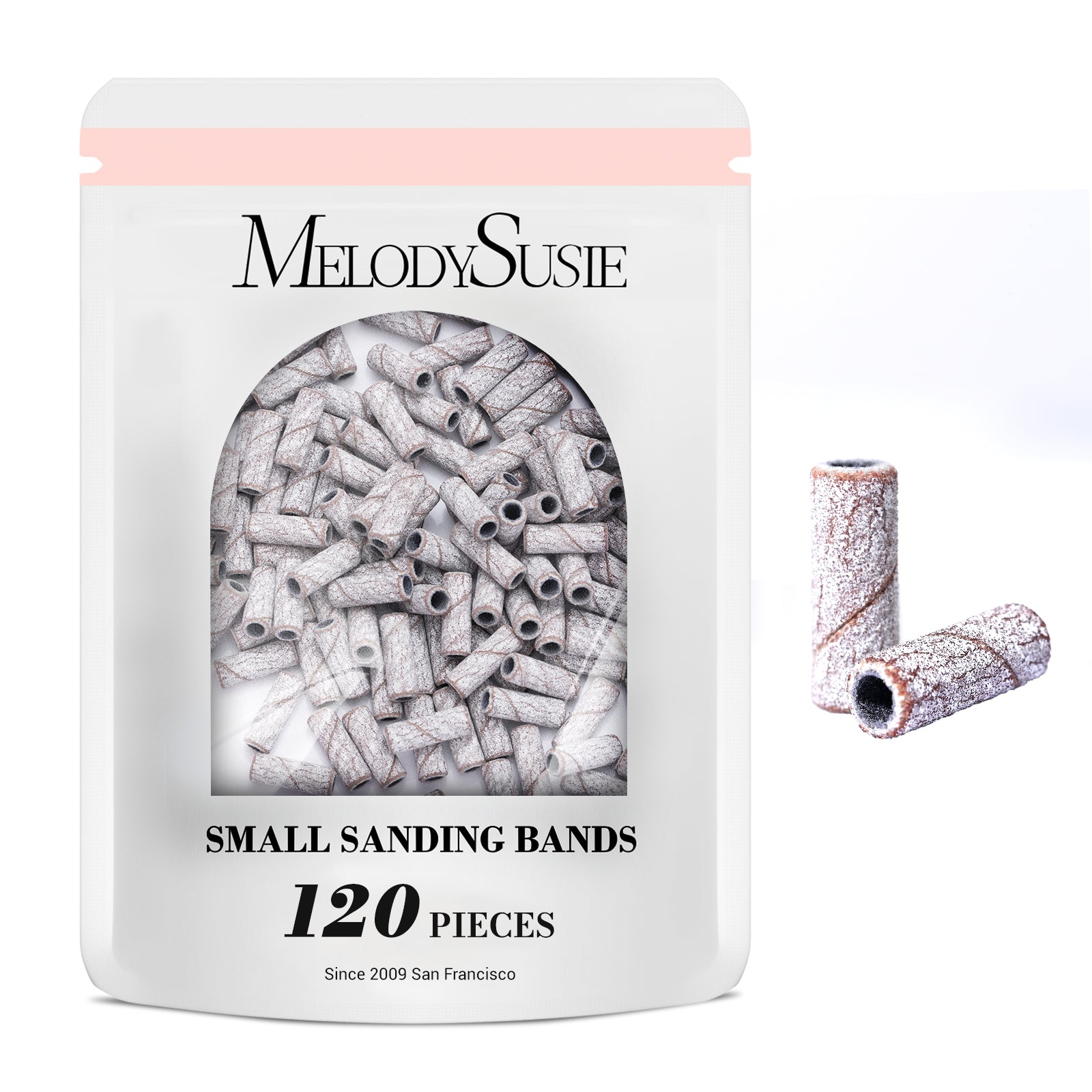 120Pcs Small Sanding Bands for 3.1mm Mandrel Bit (Only Sanding Bands)