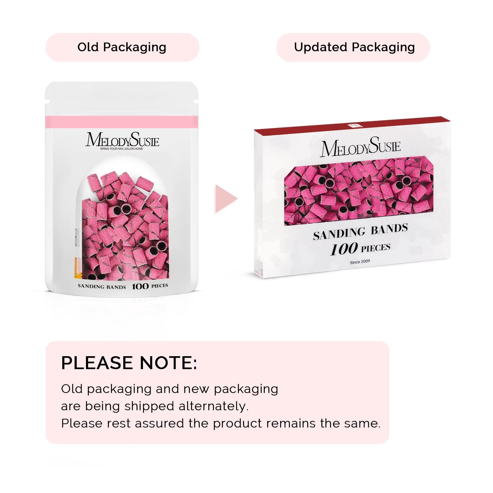 Colorful 100pcs Professional Sanding Bands With Mandrel Drill Bit