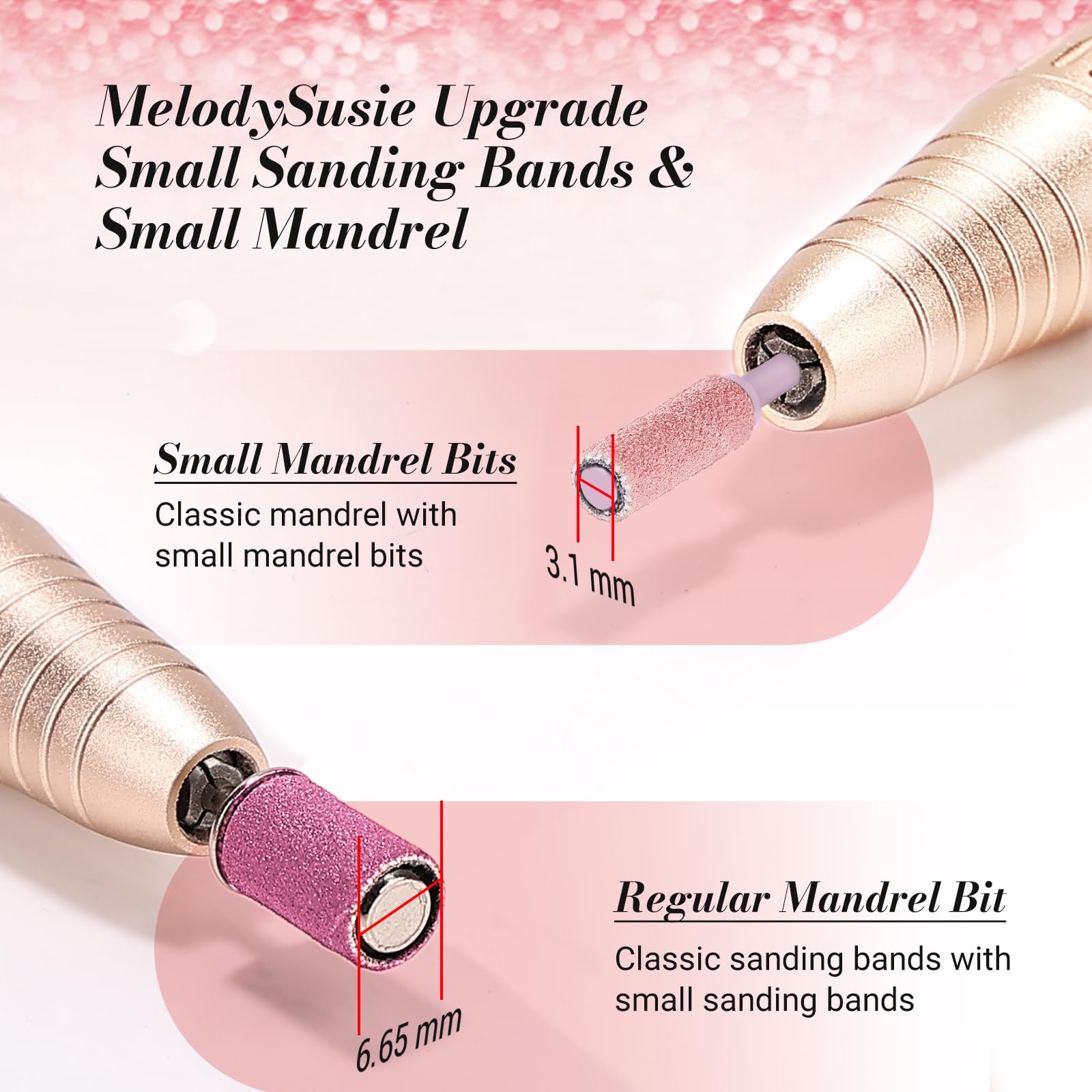 Professional Small Sanding Bands 50 Pcs