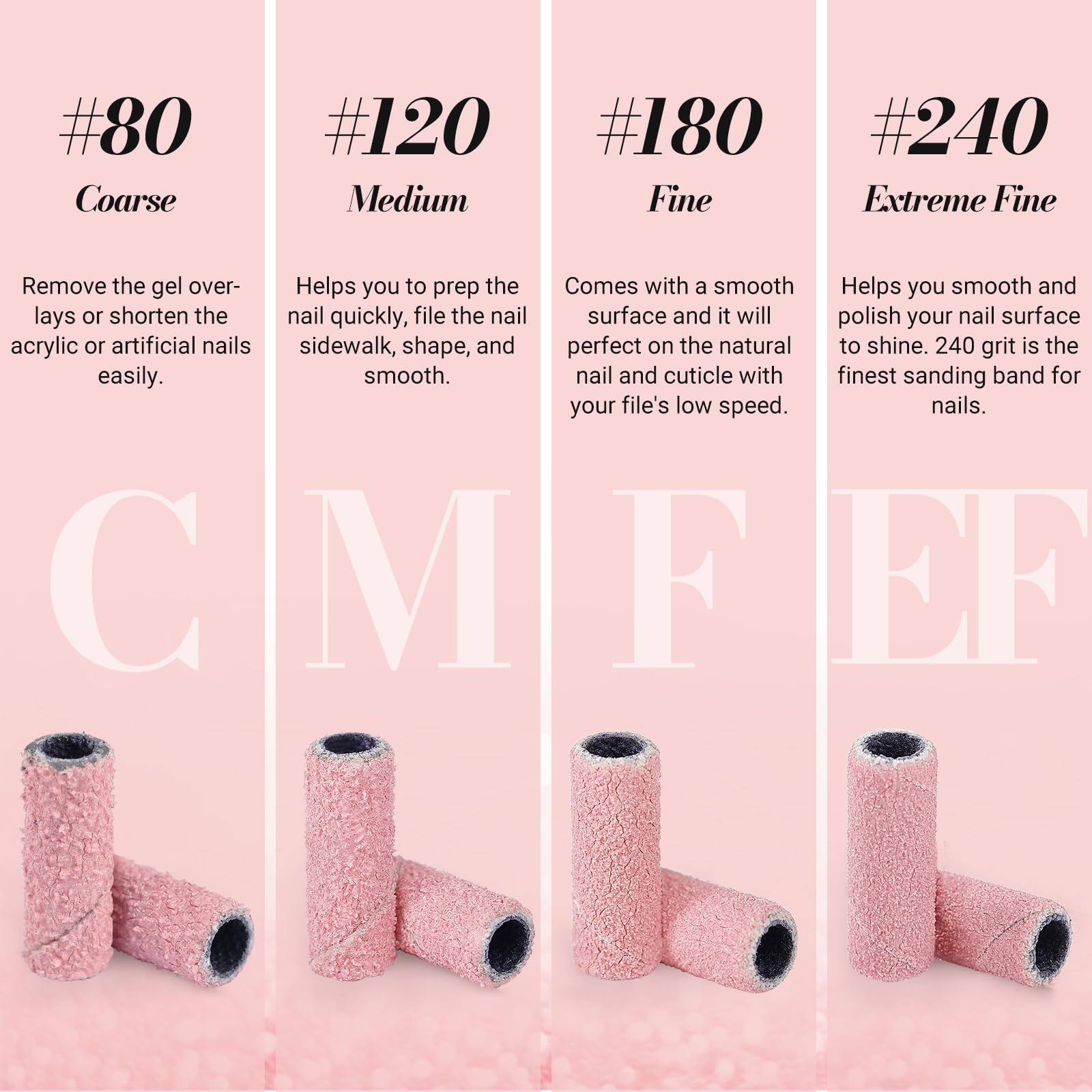 Professional Small Sanding Bands 50 Pcs