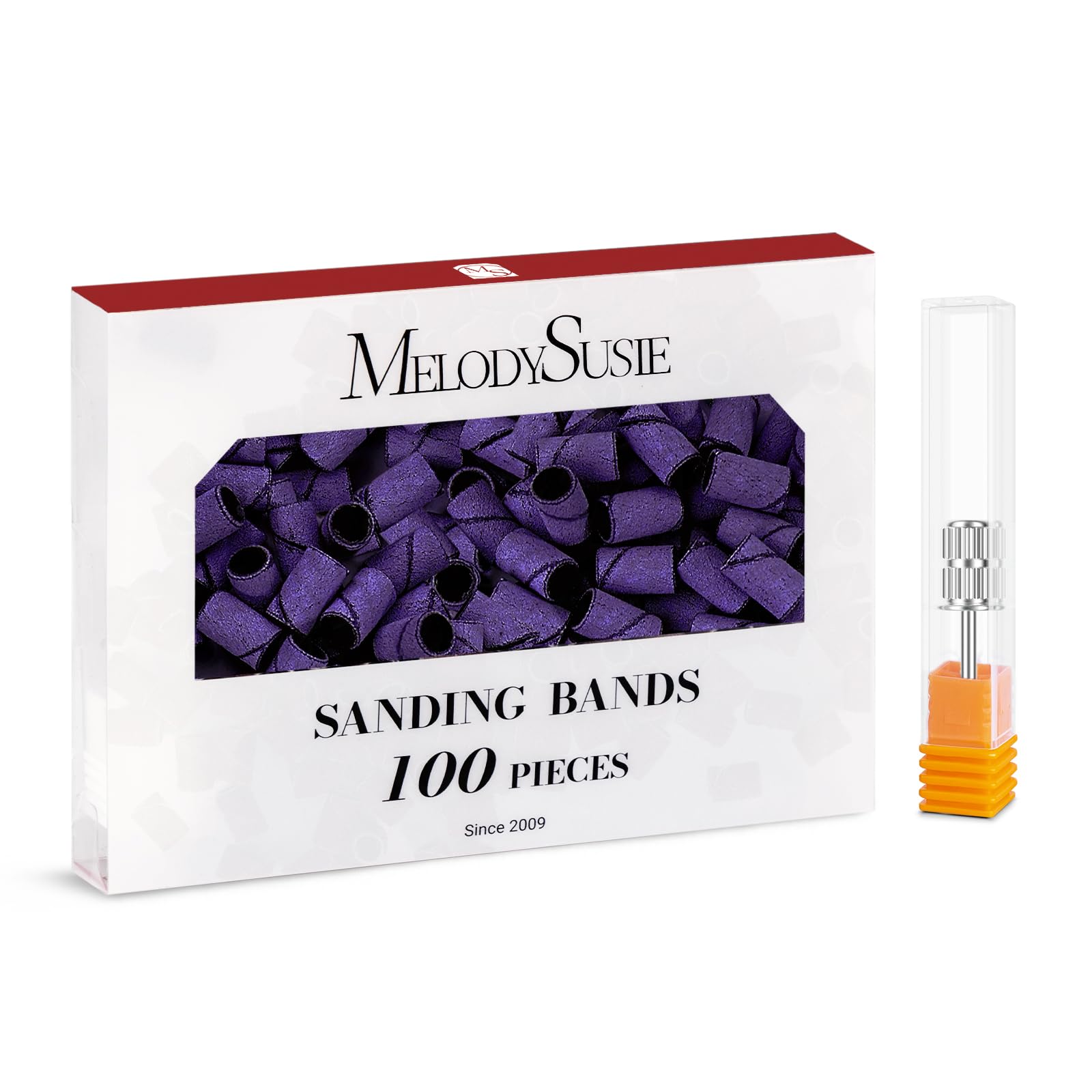 Colorful 100pcs Professional Sanding Bands With Mandrel Drill Bit