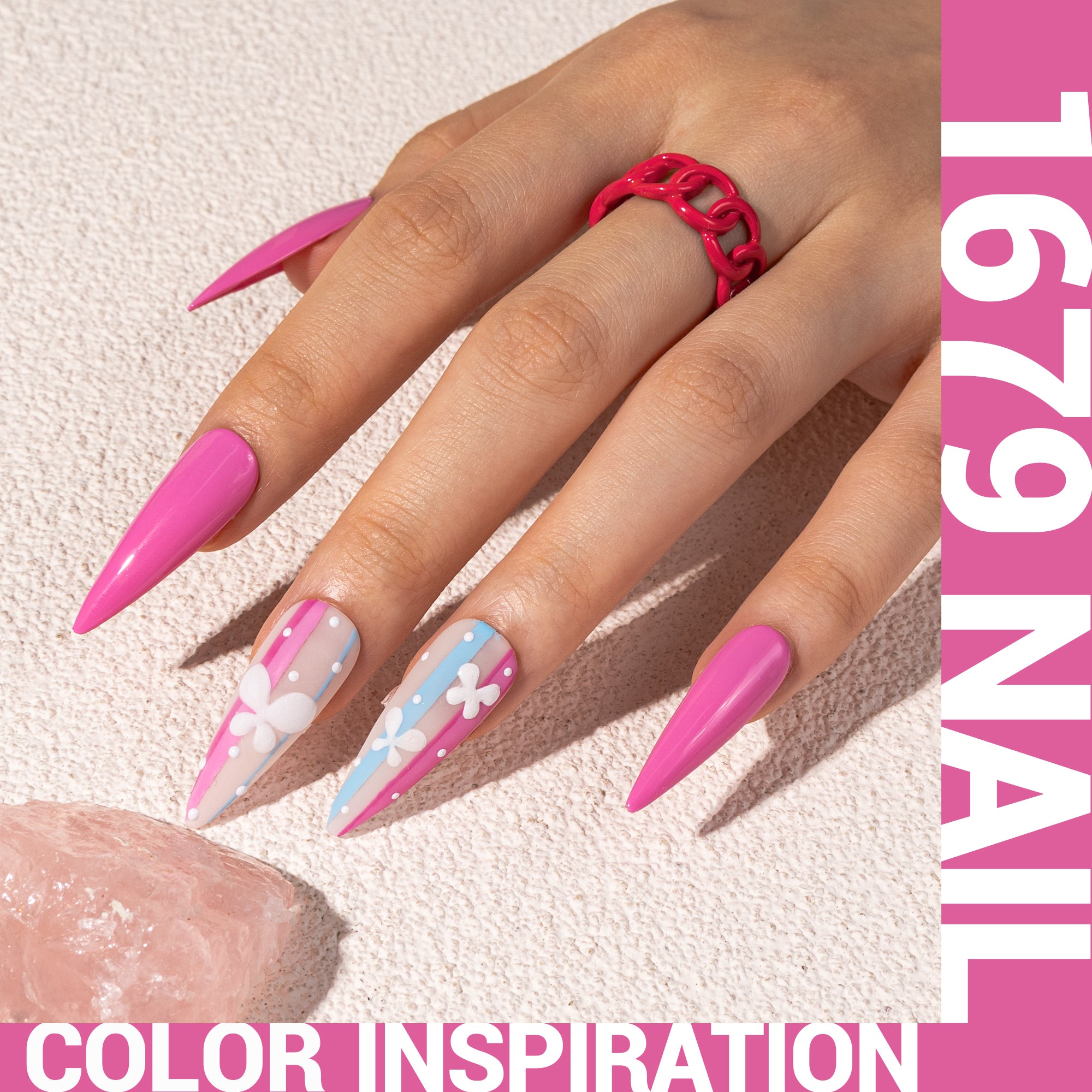 1679 Rosehip Knitted Pink - TPO-Free Thick Gel Nail Polish(15ml)