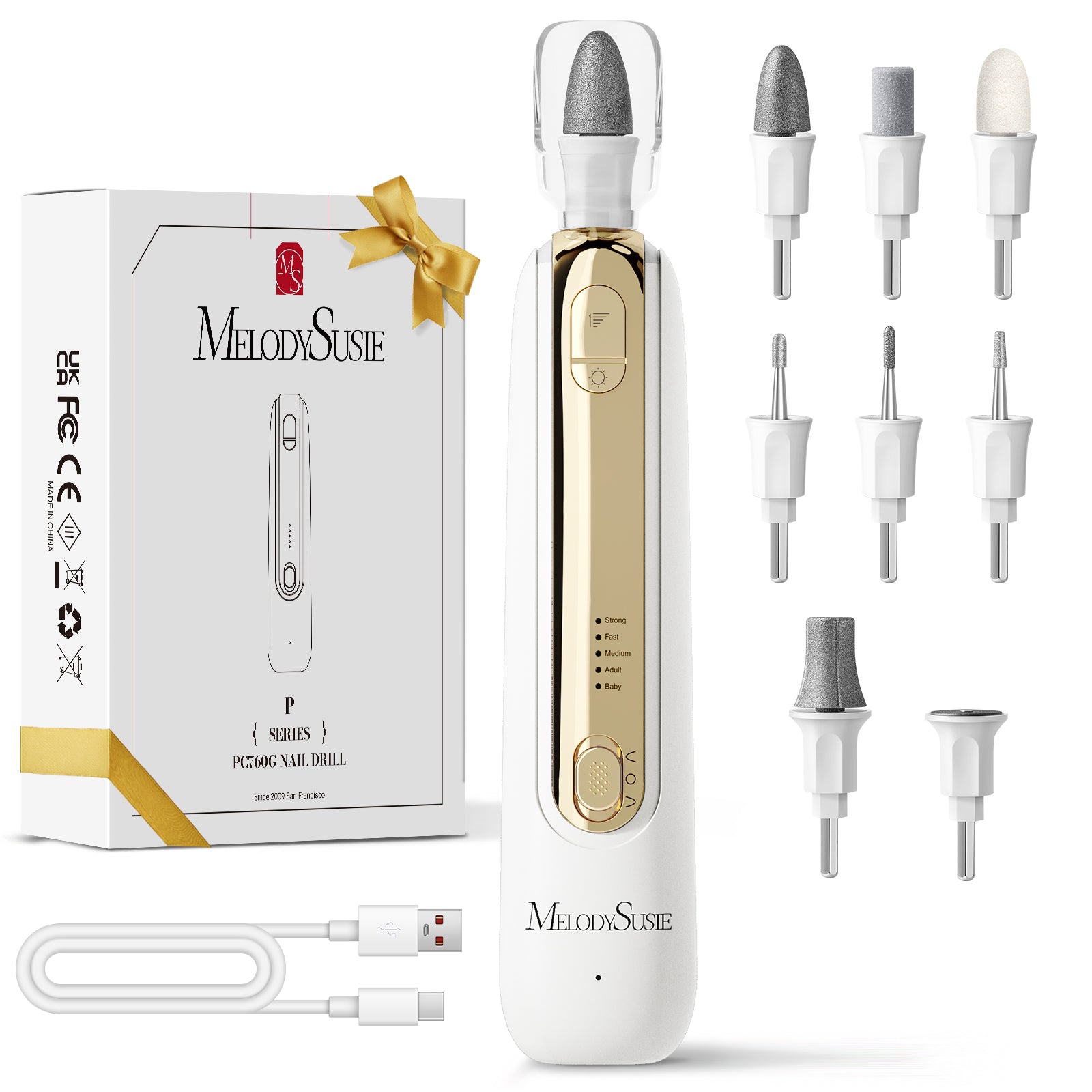 PC760G Manicure & Pedicure Nail Drill Set