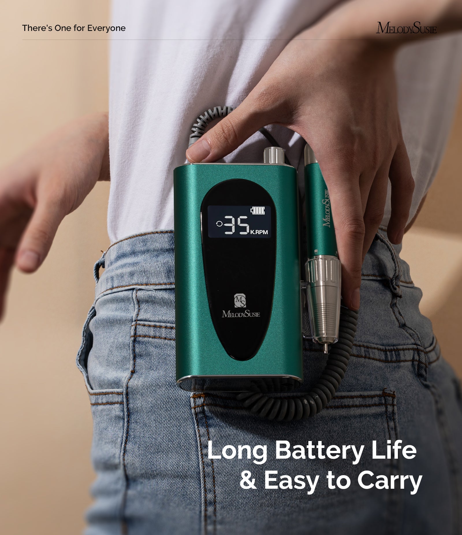 Sparkle Plus(MM400C) Rechargeable Nail Drill 35,000RPM