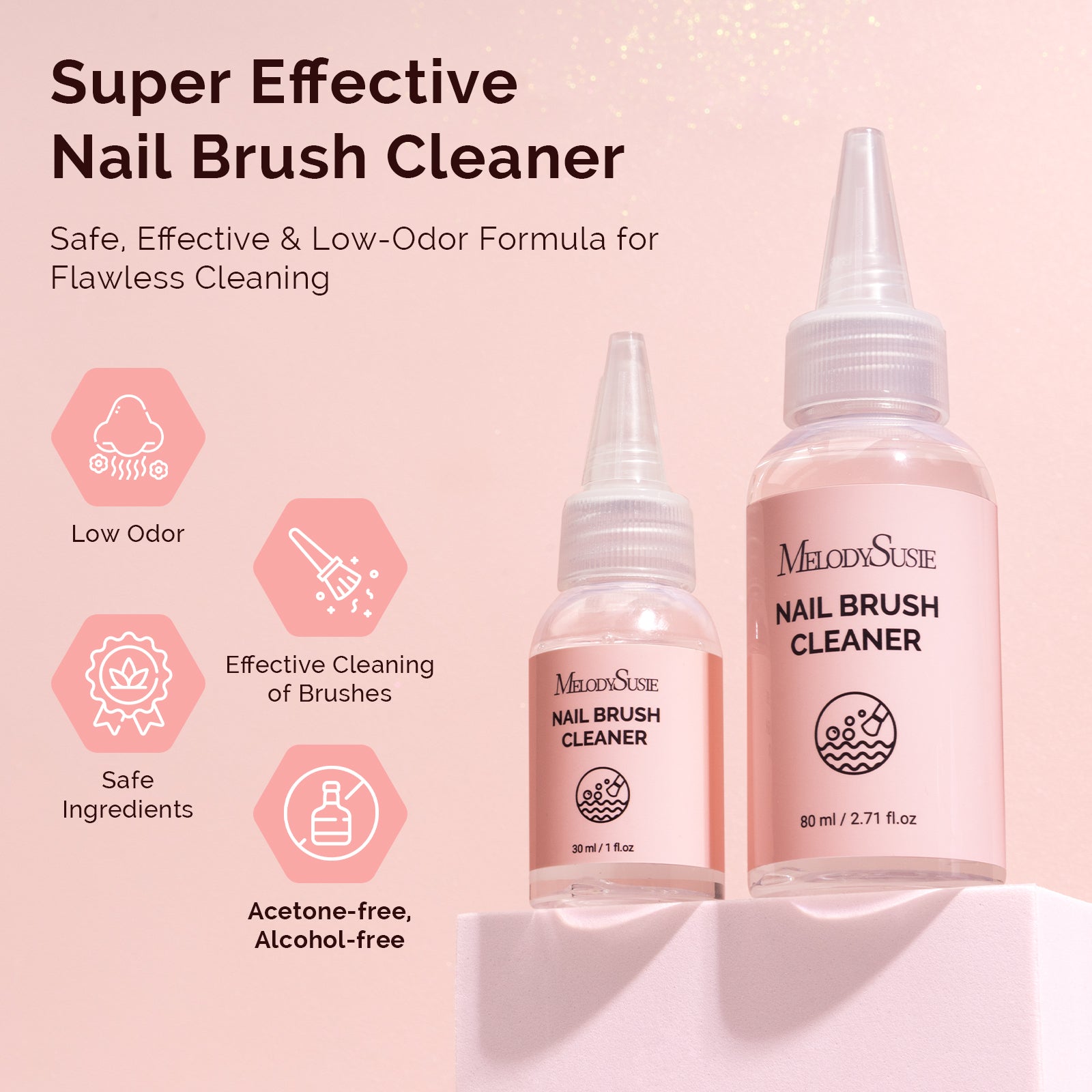 Acrylic Gel Nail Brushes Cleaning & Restoration Wax and Gel Removing Solution