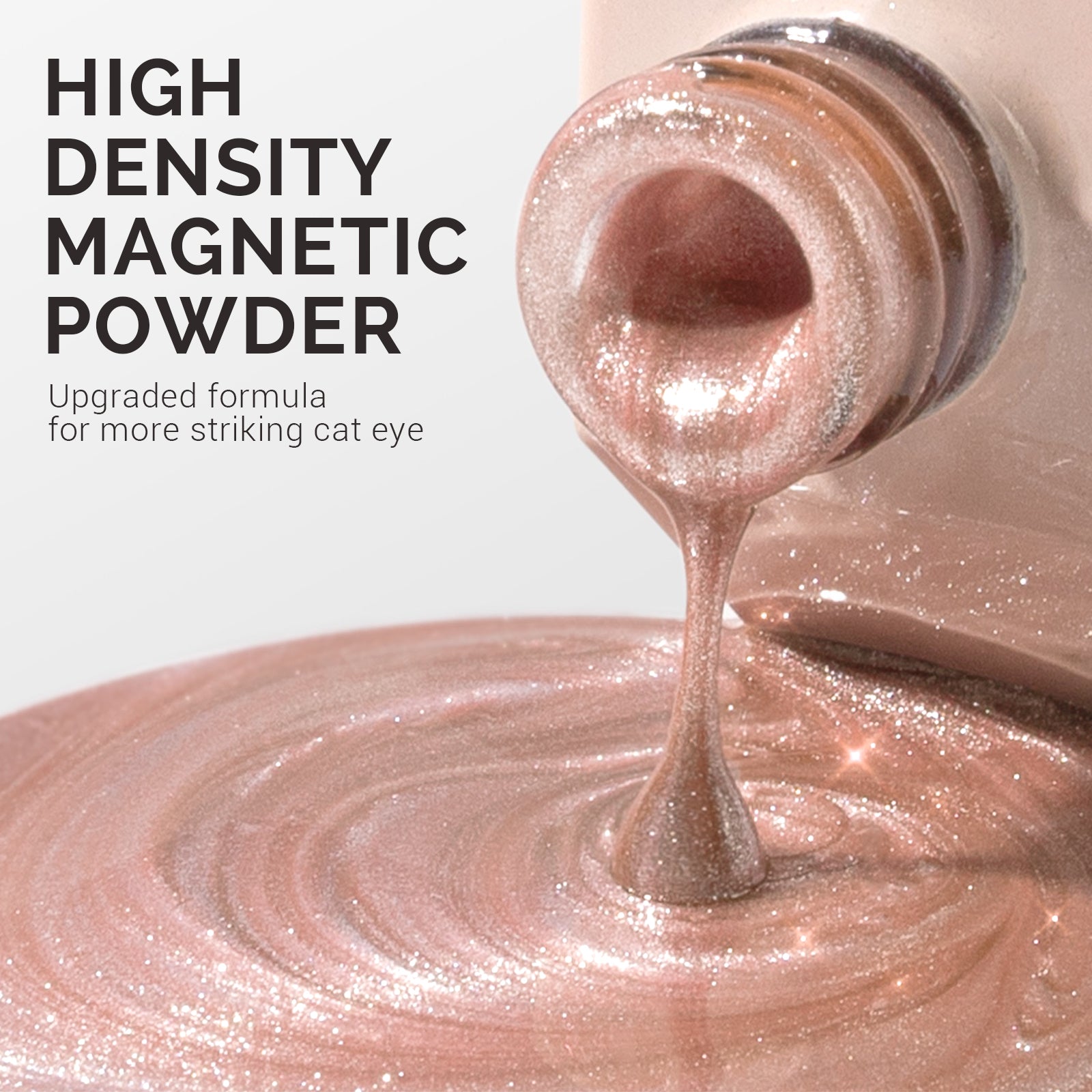 Jeweliver Cat Eye Gel Nail Polish 0.5 fl oz/15ml - Nude Pink C38