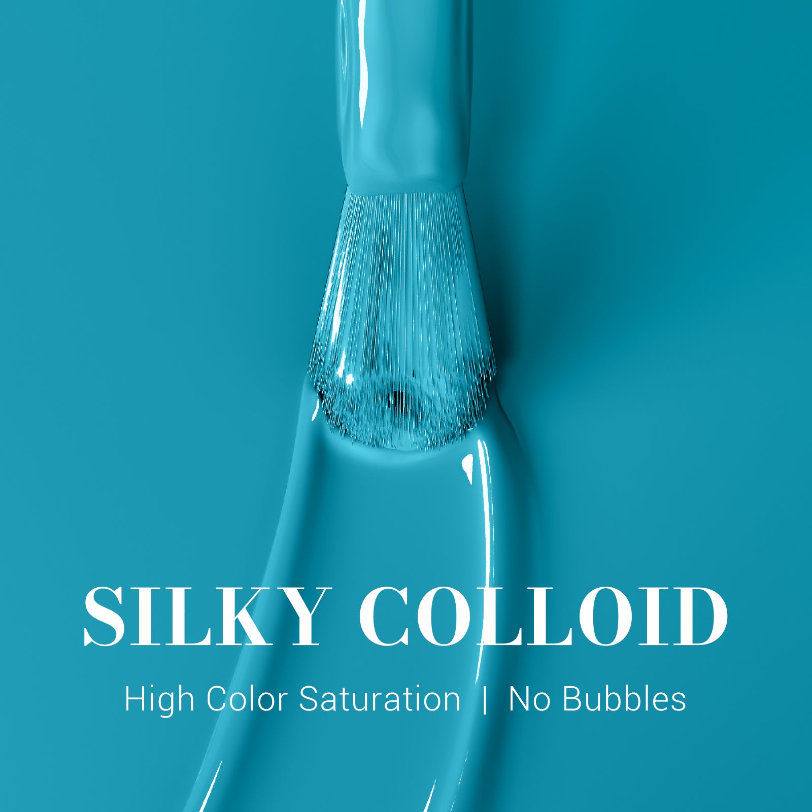 1655 Cerulean Blue - TPO-Free Faster UV Curing Gel Nail Polish(15ml)