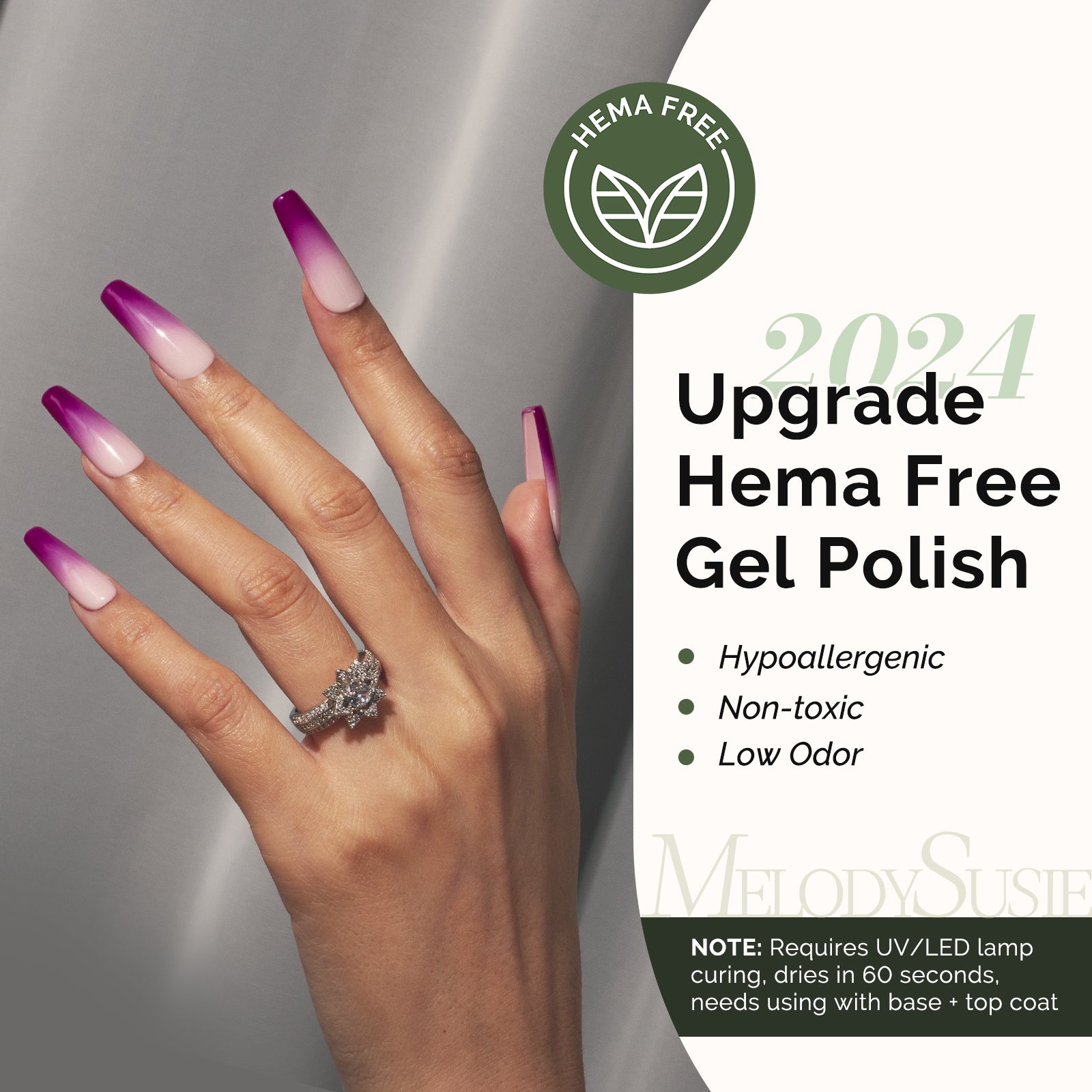 065 Passion Purple - HEMA-Free Gel Nail Polish 0.5 fl oz/15ml