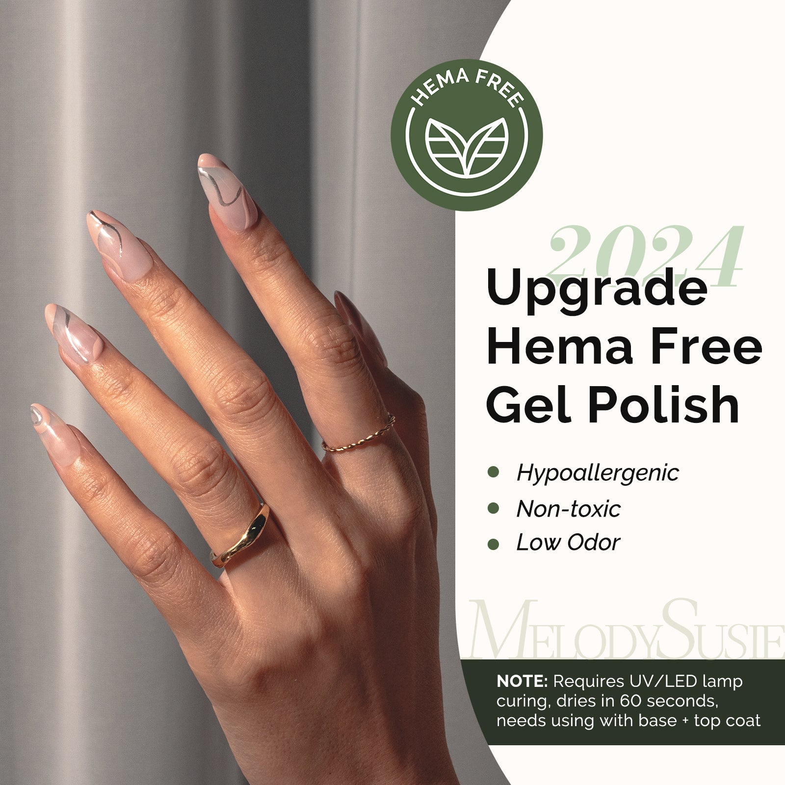 110 Sand Nude - HEMA-Free Gel Nail Polish 0.5 fl oz/15ml