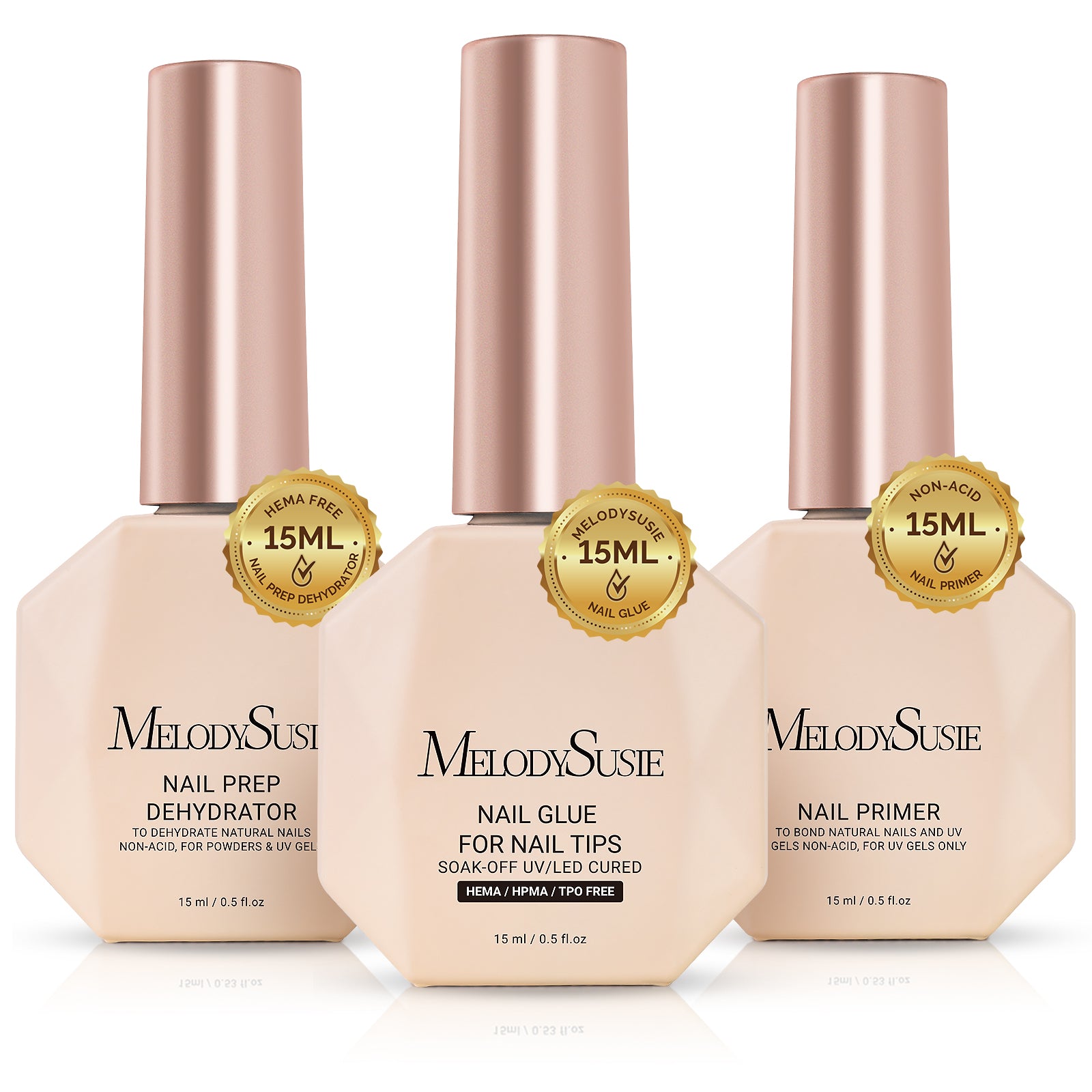 15ml Nail Dehydrator & Primer & Gel Essentials