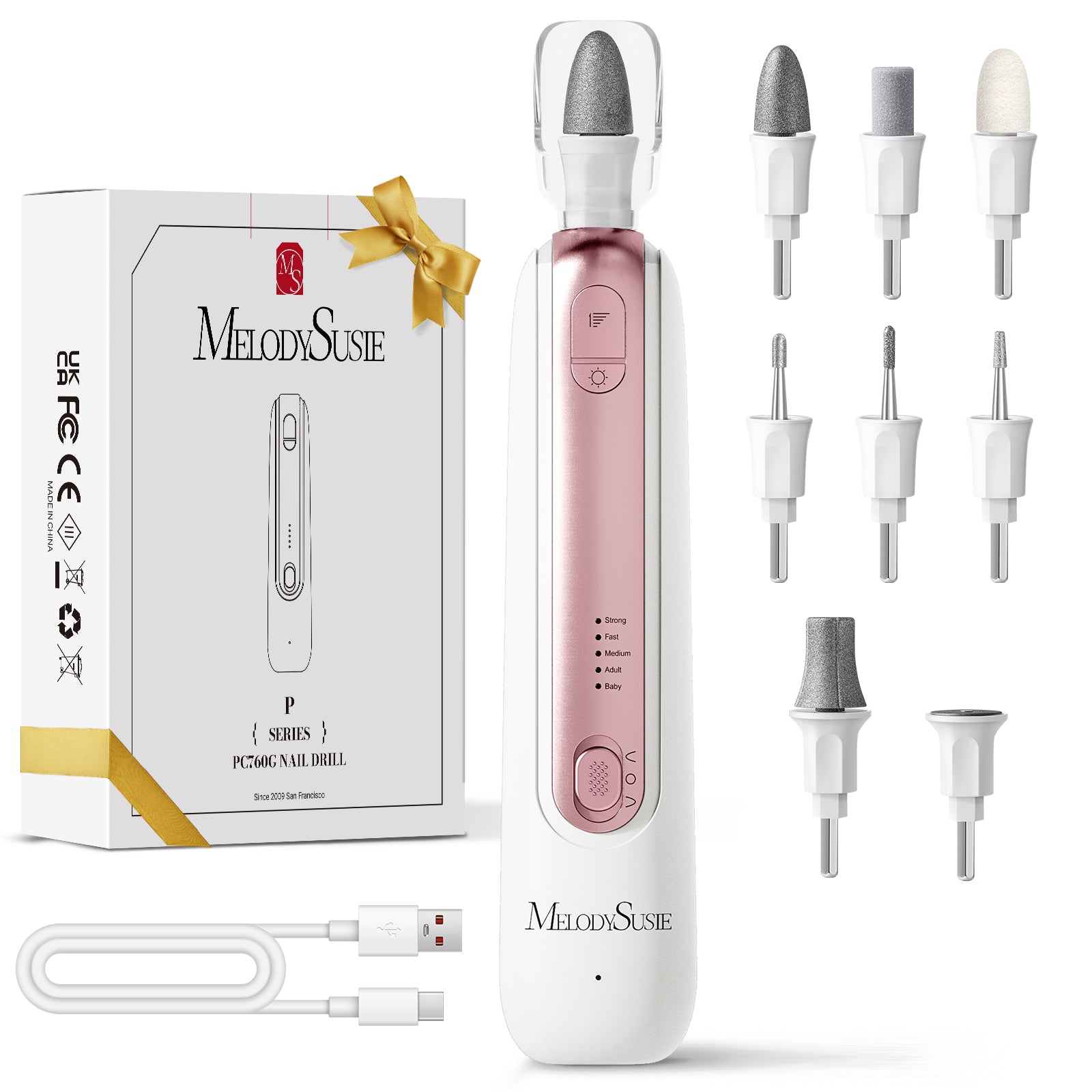 PC760G Manicure & Pedicure Nail Drill Set