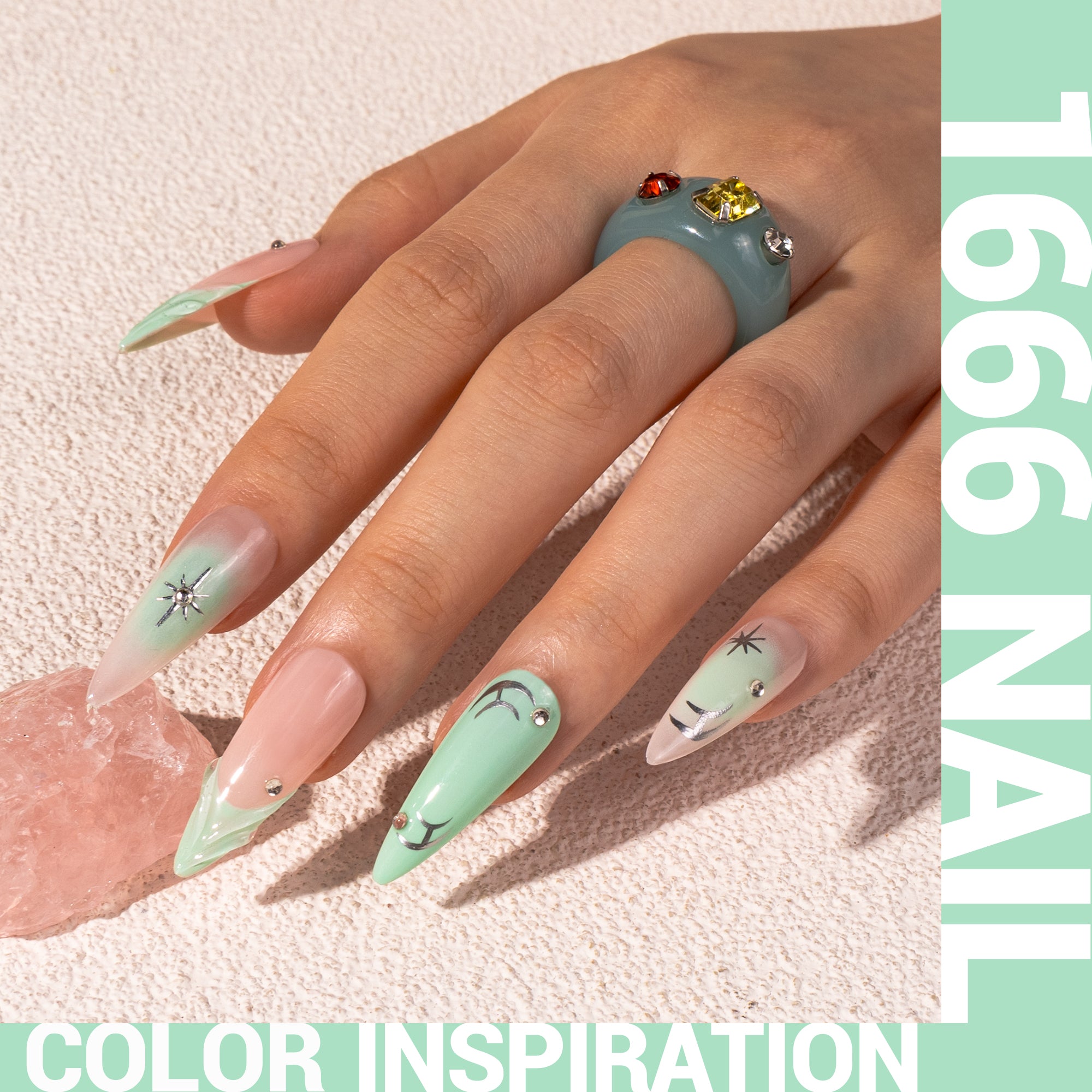 1666 Soft Mint Green - TPO-Free Thick Gel Nail Polish(15ml)
