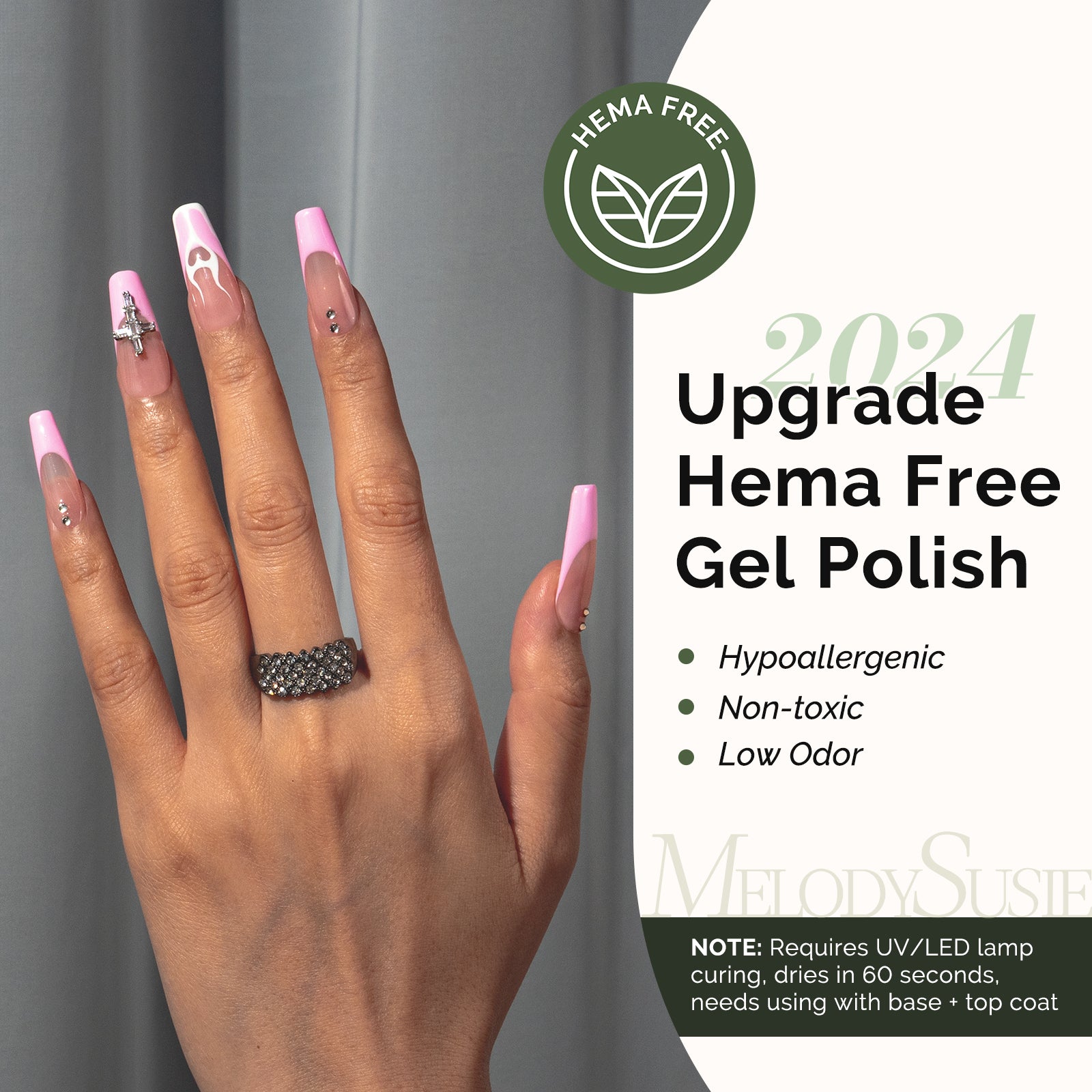 012 Pretty Pink - HEMA-Free Gel Nail Polish 0.5 fl oz/15ml