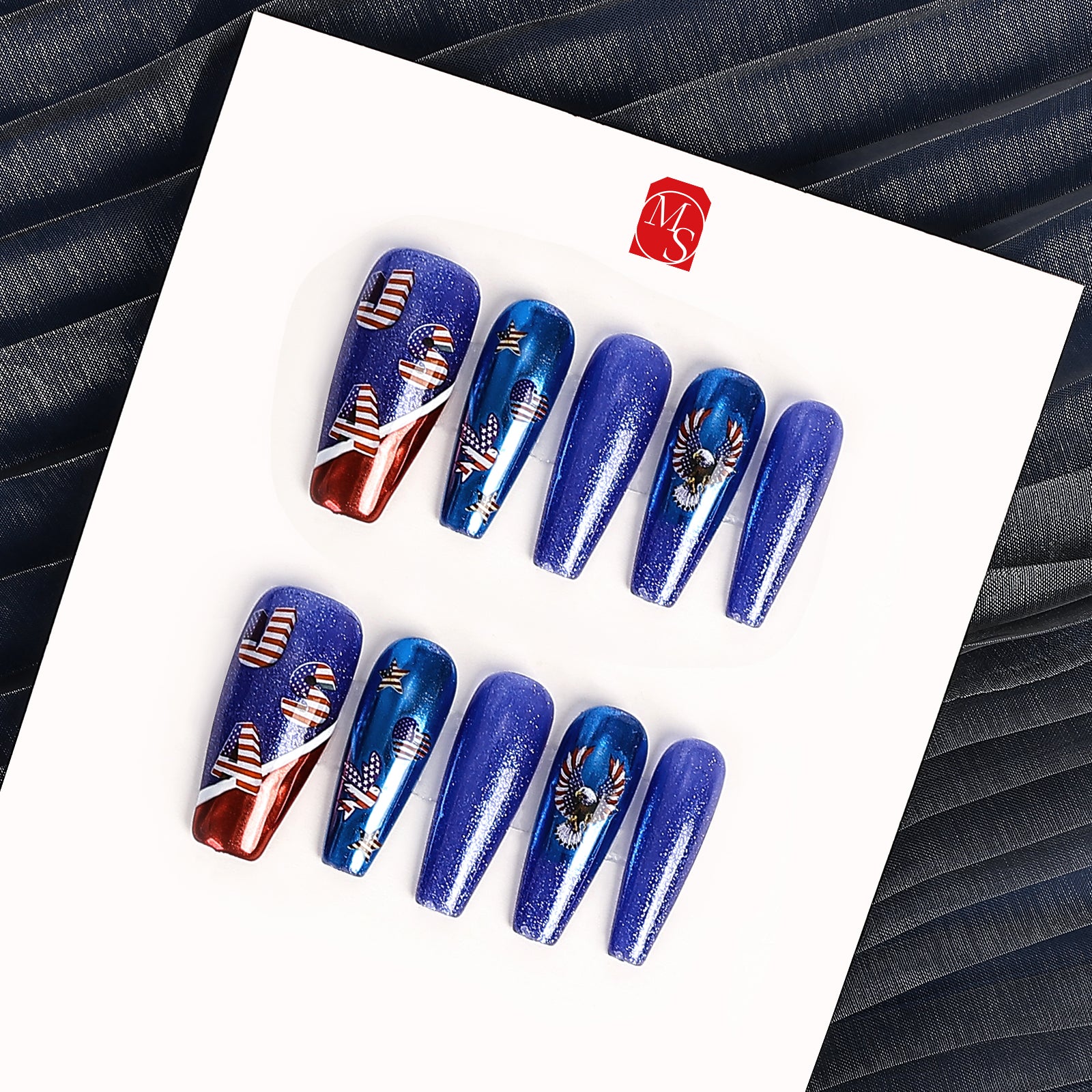 Soaring Spirit Coffin Deep Press On Nails | MelodySusie