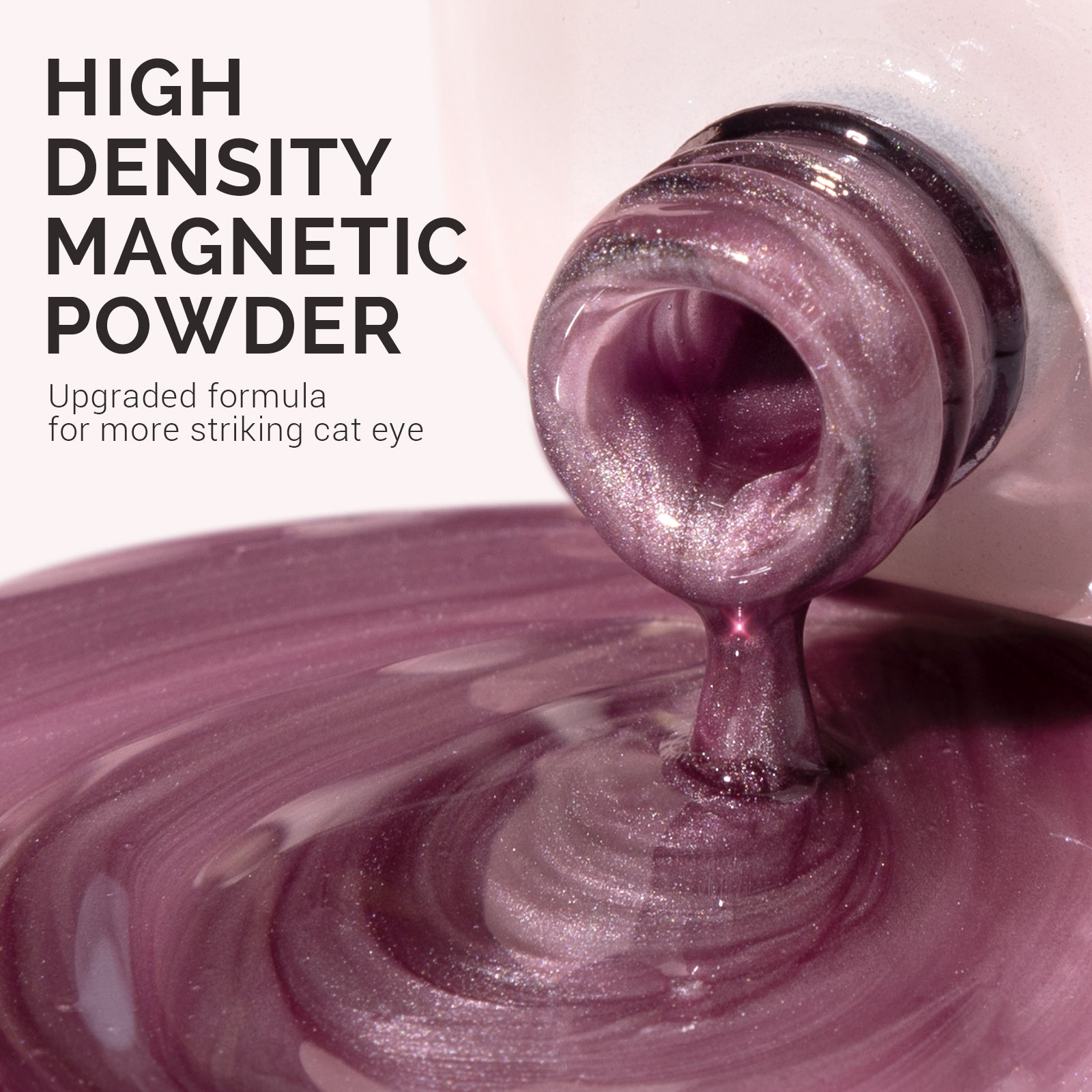 Jeweliver Cat Eye Gel Nail Polish 0.5 fl oz/15ml - Mist Pink B5604