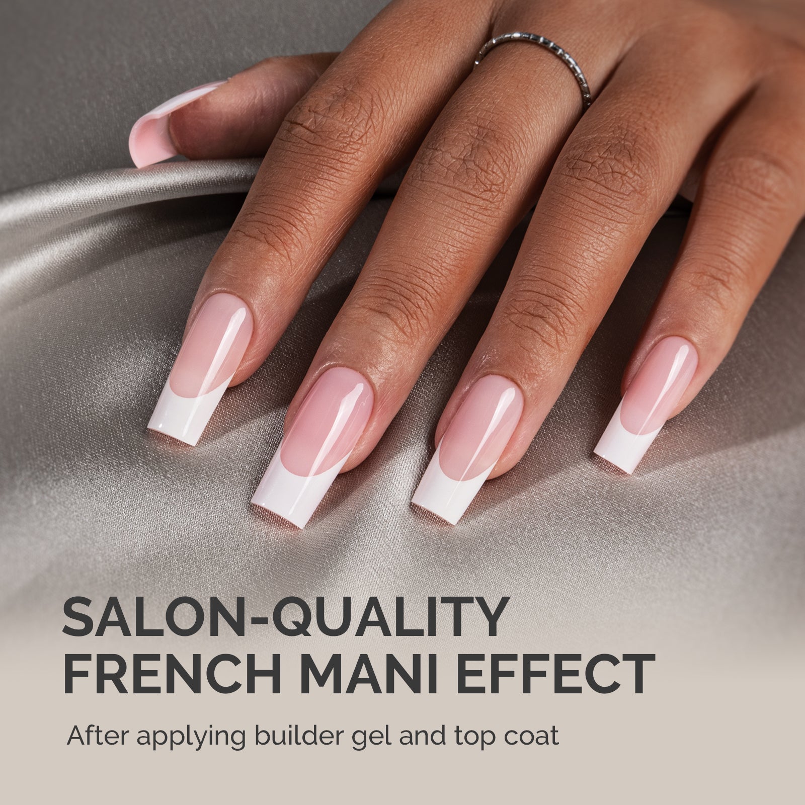 SilkTips 4 in 1 French Soft Gel Nail Tips - 150Pcs (US ONLY)