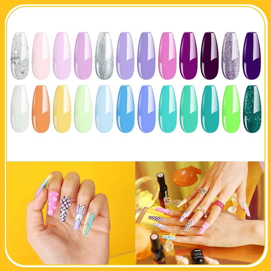 Undersea World 24+4 Gel Nail Polish Kit