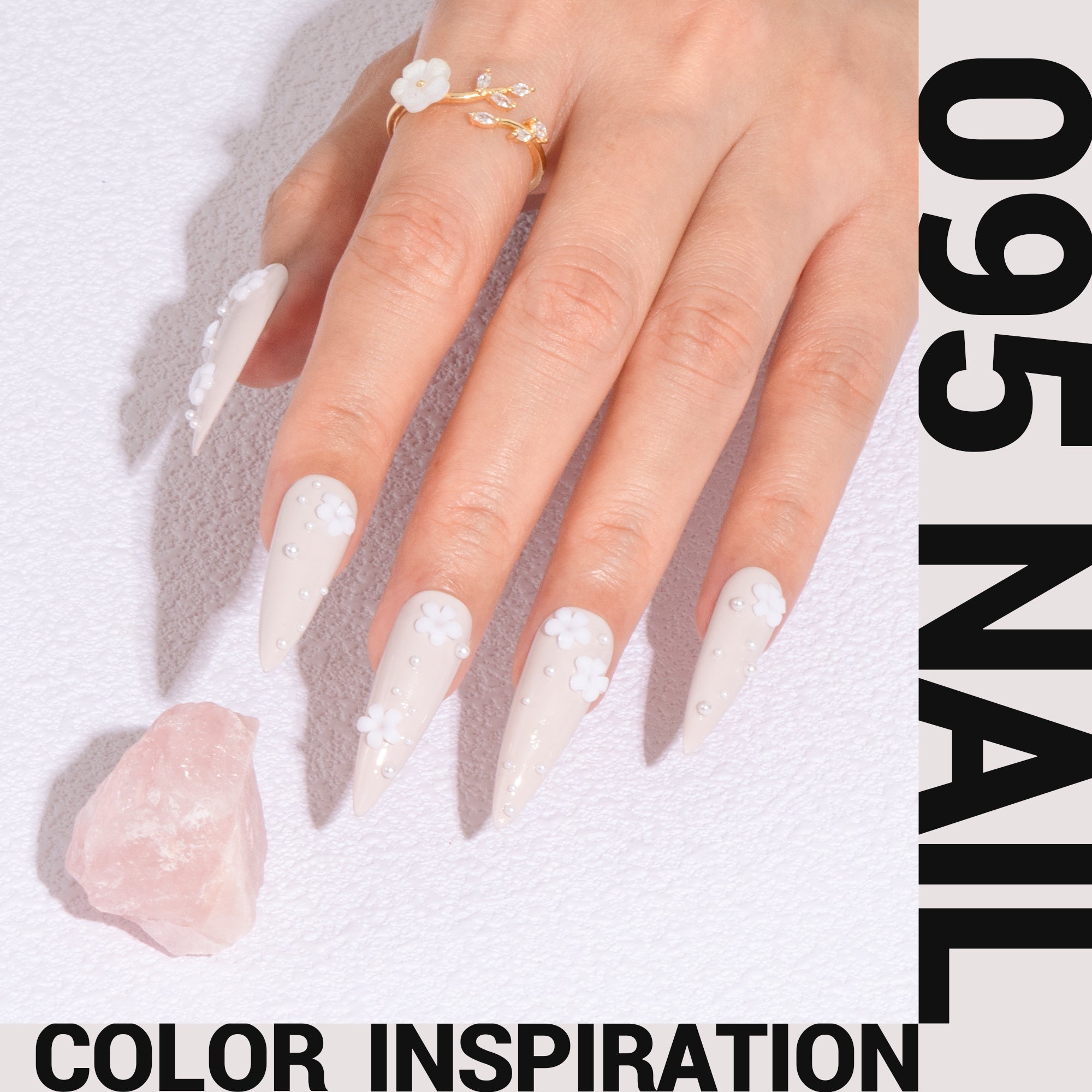 095 Glaze White - Gel Nail Polish (15ml)