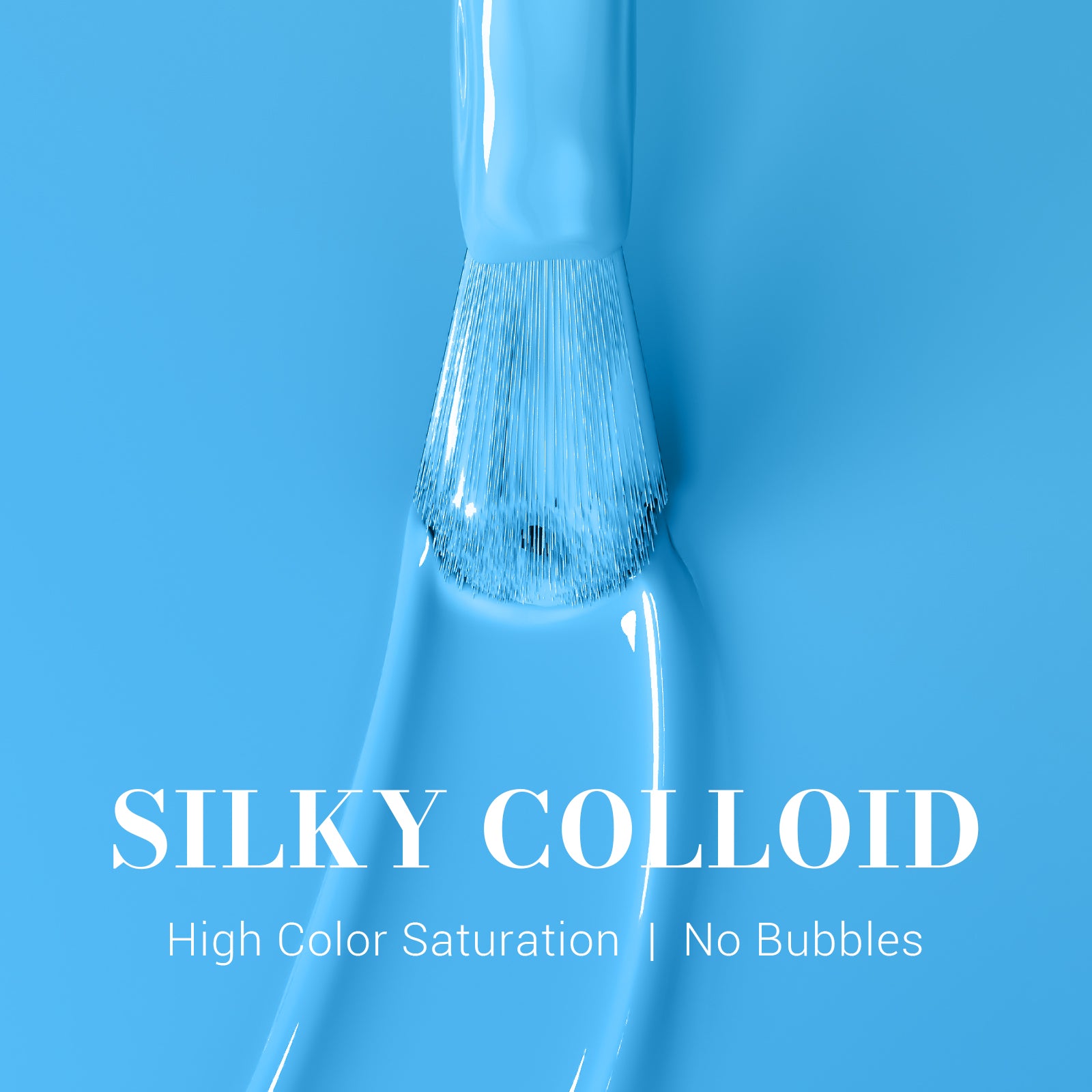 1656 Clear Sky Blue - TPO-Free Faster UV Curing Gel Nail Polish(15ml)