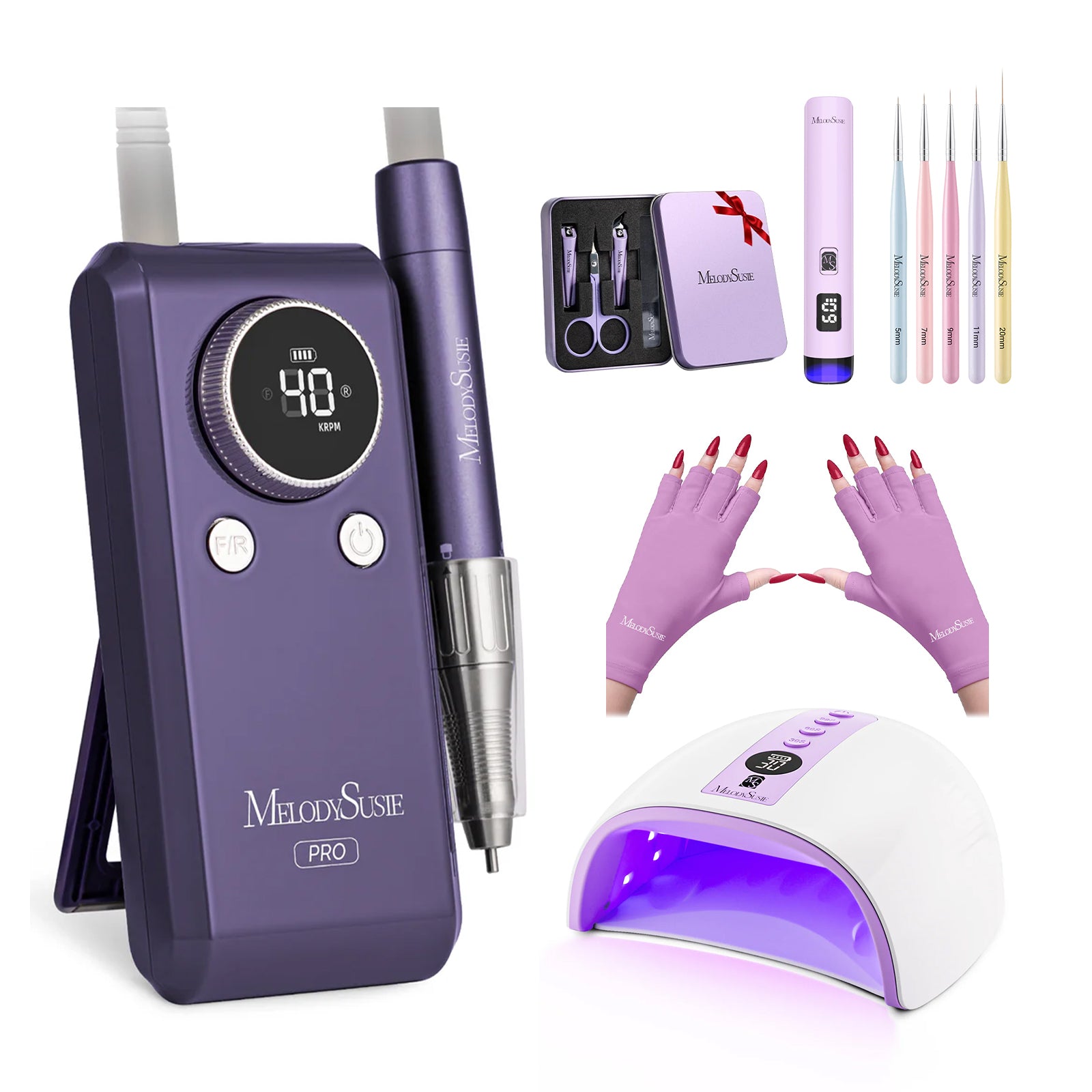 MB420G Rechargeable Nail Drill 40000RPM