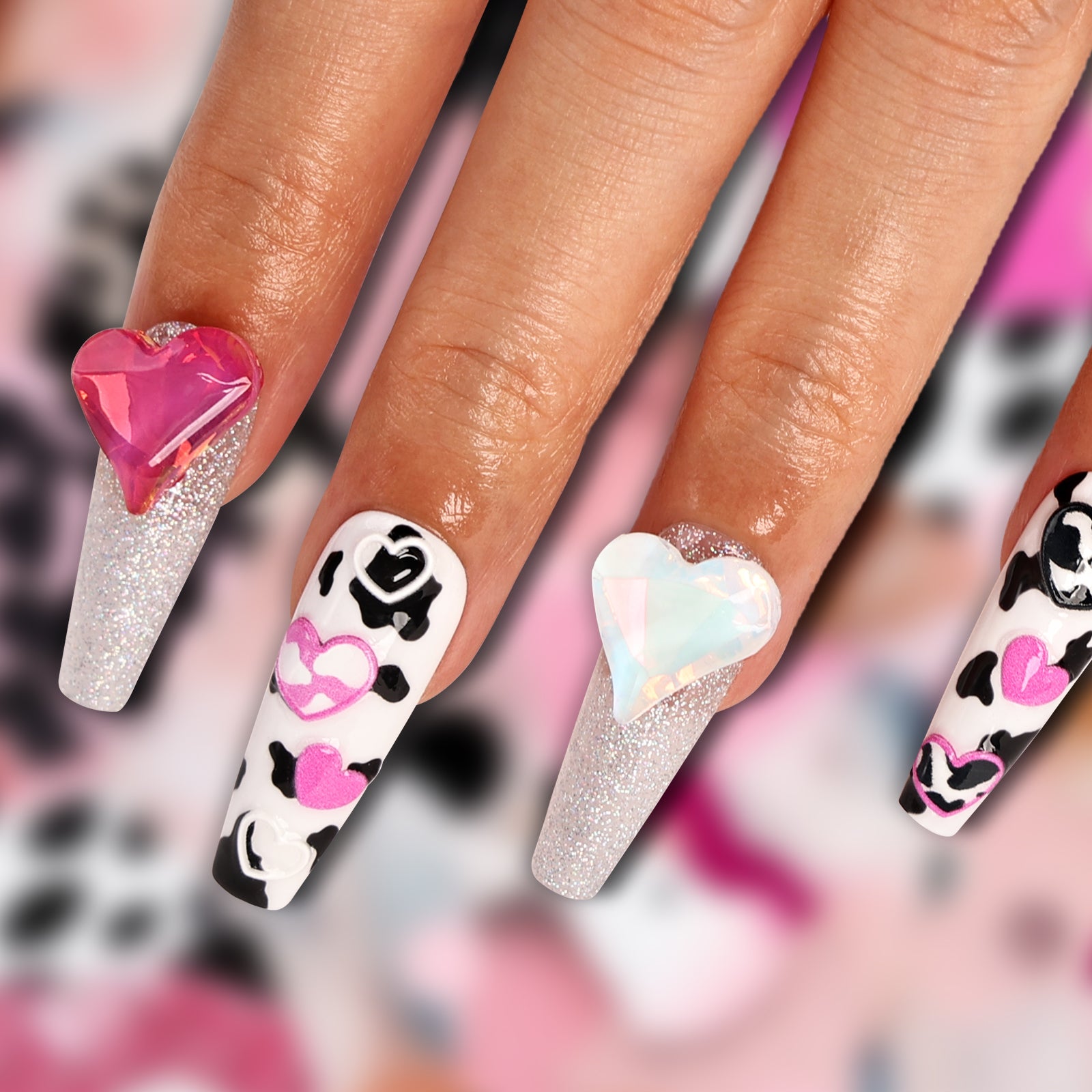 Sweet Moo Coffin Regular Press On Nails| MelodySusie
