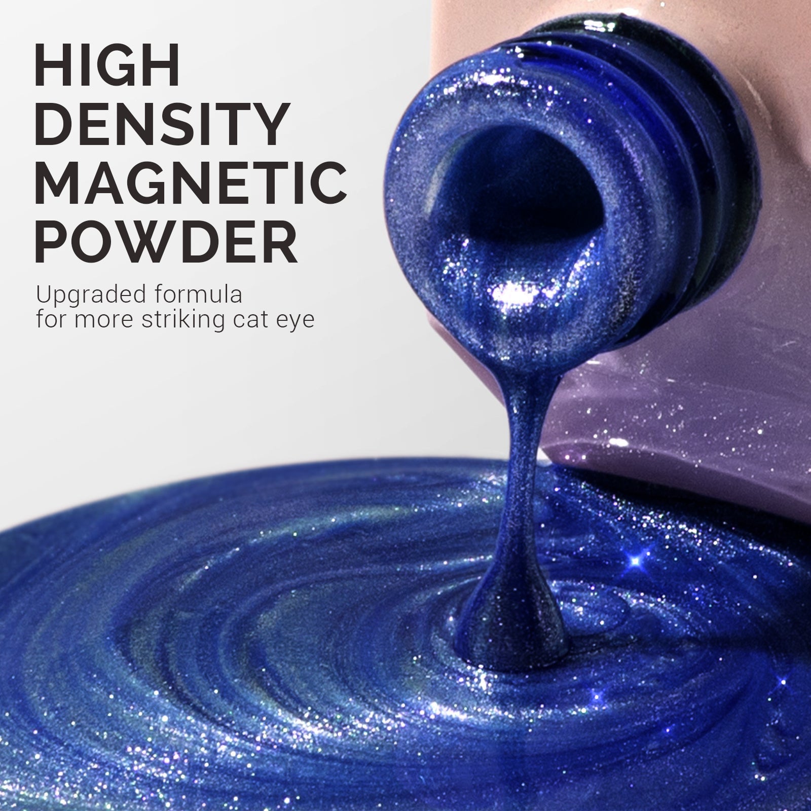 Jeweliver Cat Eye Gel Nail Polish 0.5 fl oz/15ml - Galaxy Blue C6687