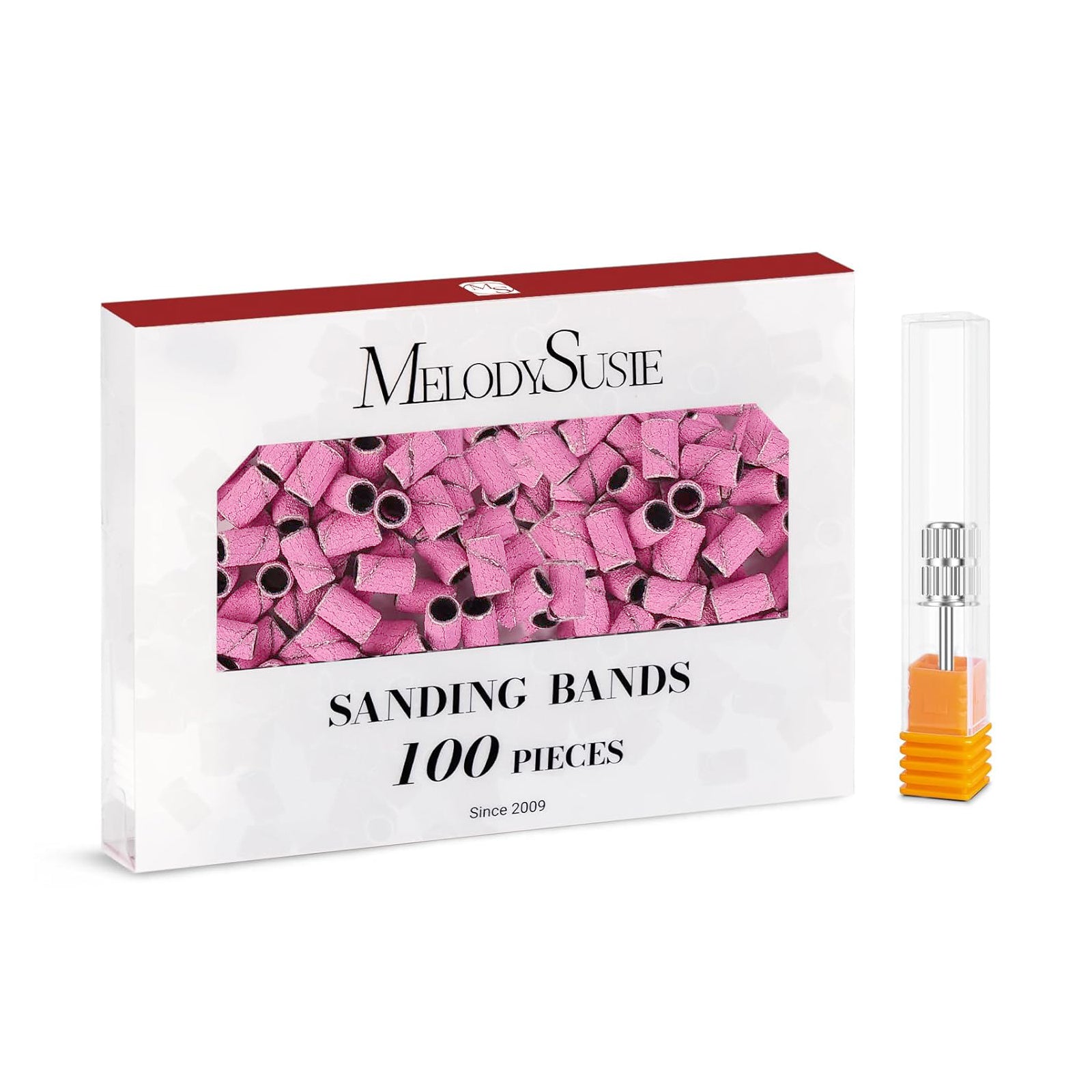 Colorful 100pcs Professional Sanding Bands With Mandrel Drill Bit