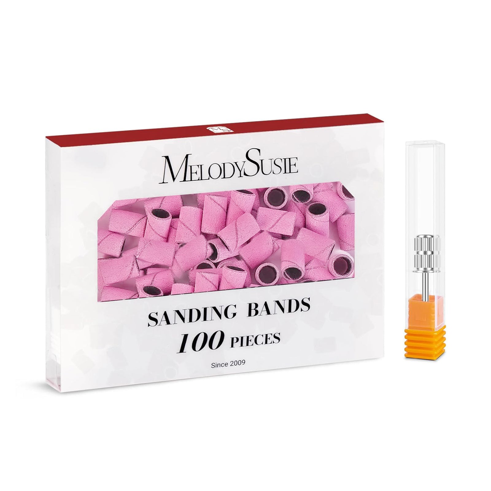 Colorful 100pcs Professional Sanding Bands With Mandrel Drill Bit