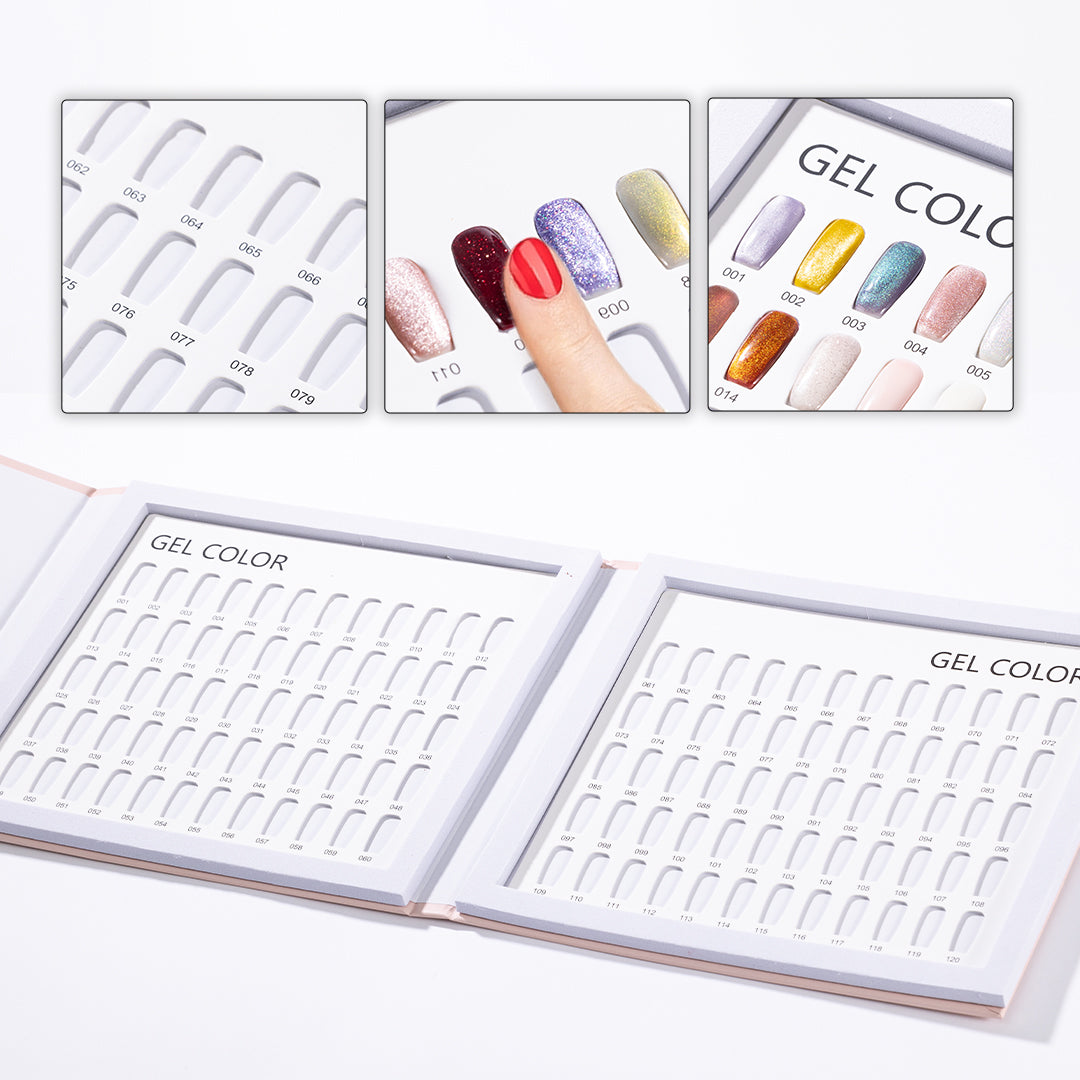 Nail Gel Polish Display Card Book