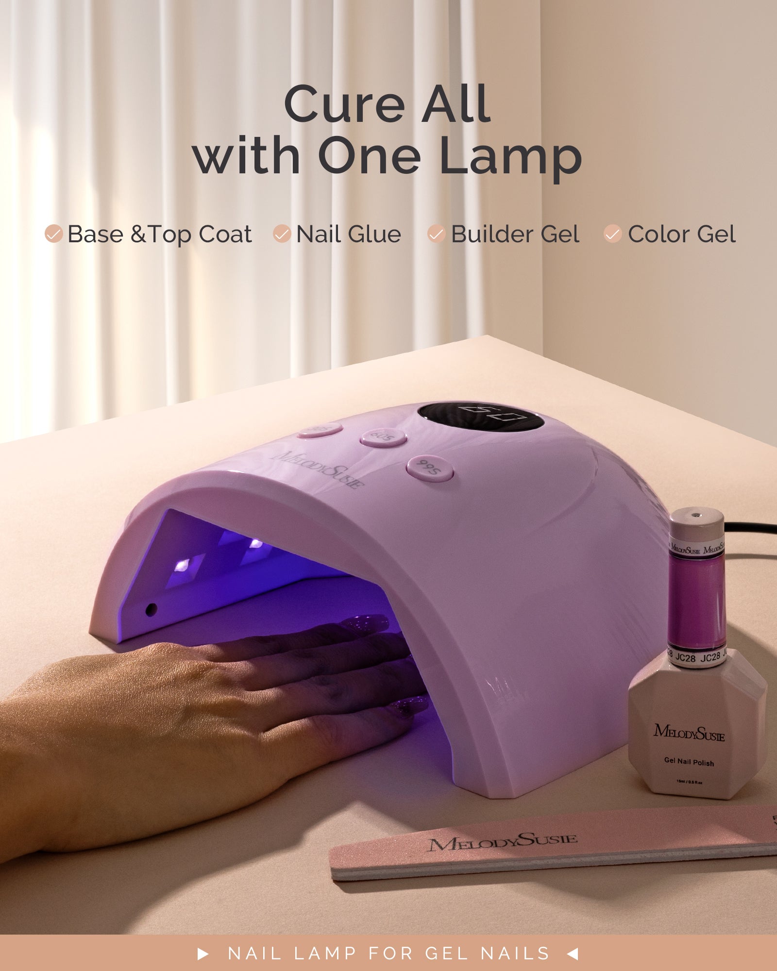 P-PLUS30F UV/LED Nail Lamp - Purple