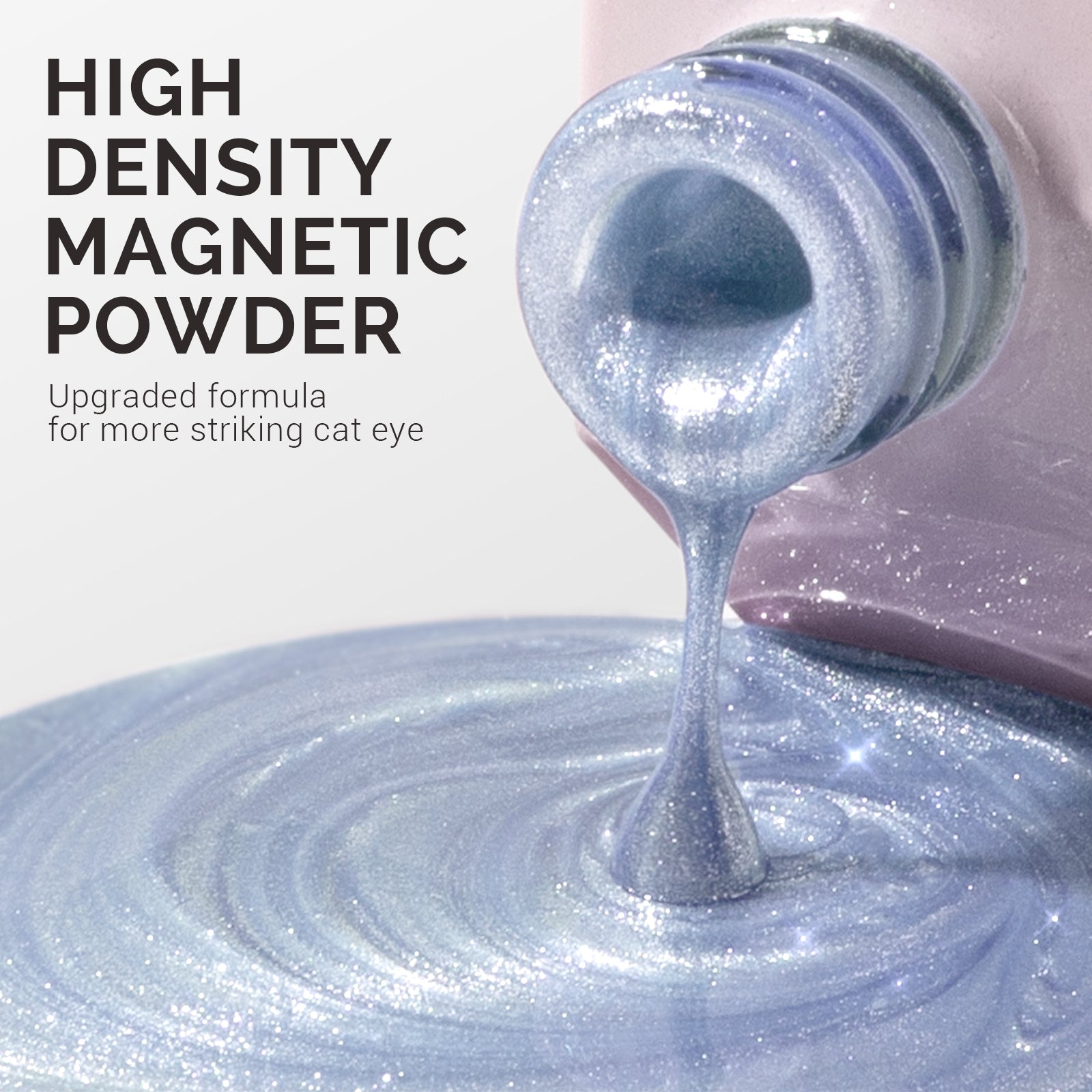 Jeweliver Cat Eye Gel Nail Polish 0.5 fl oz/15ml - Aquamarine Blue C54